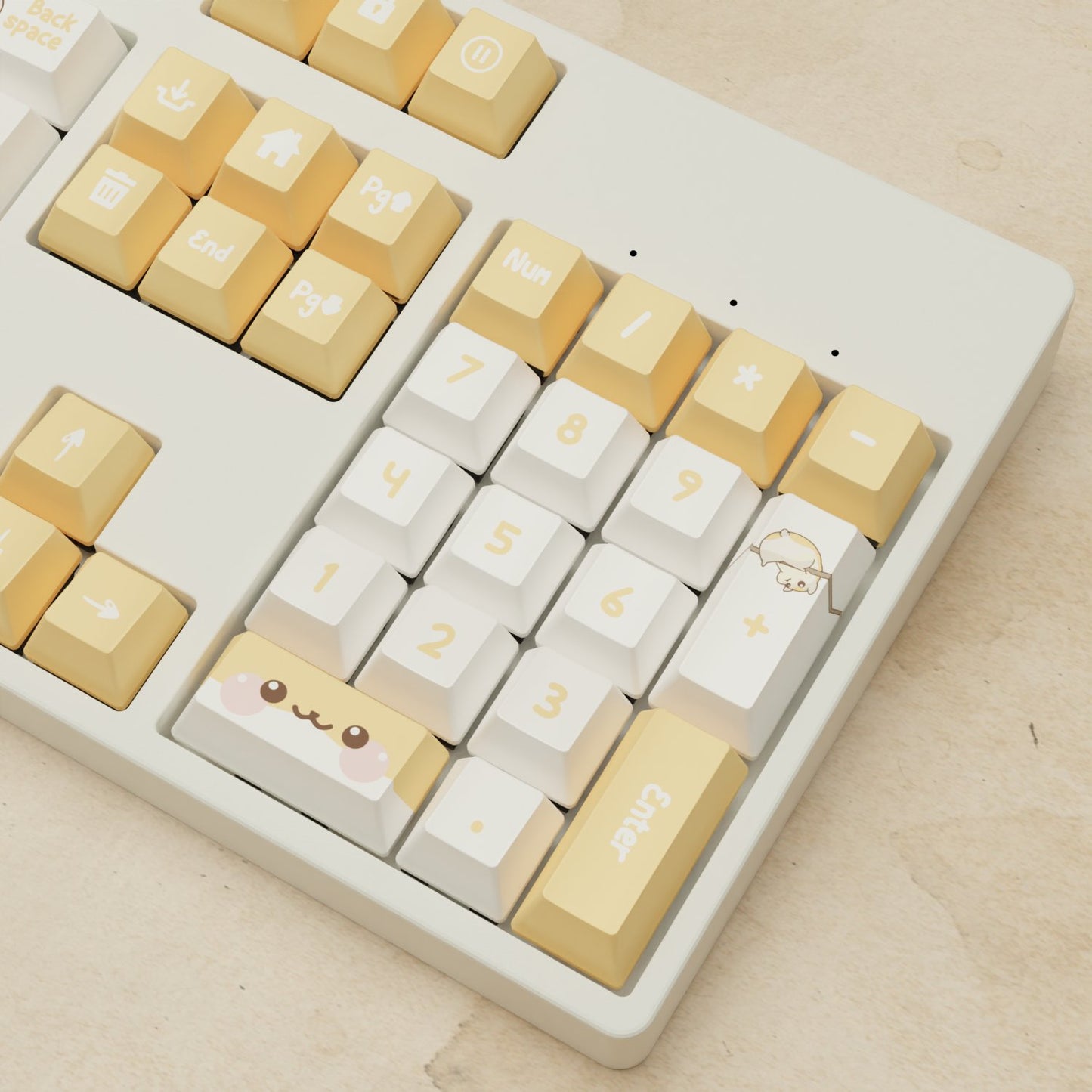 Alpha 108 - 100% Hamster Mechanical Keyboard - Goblintechkeys