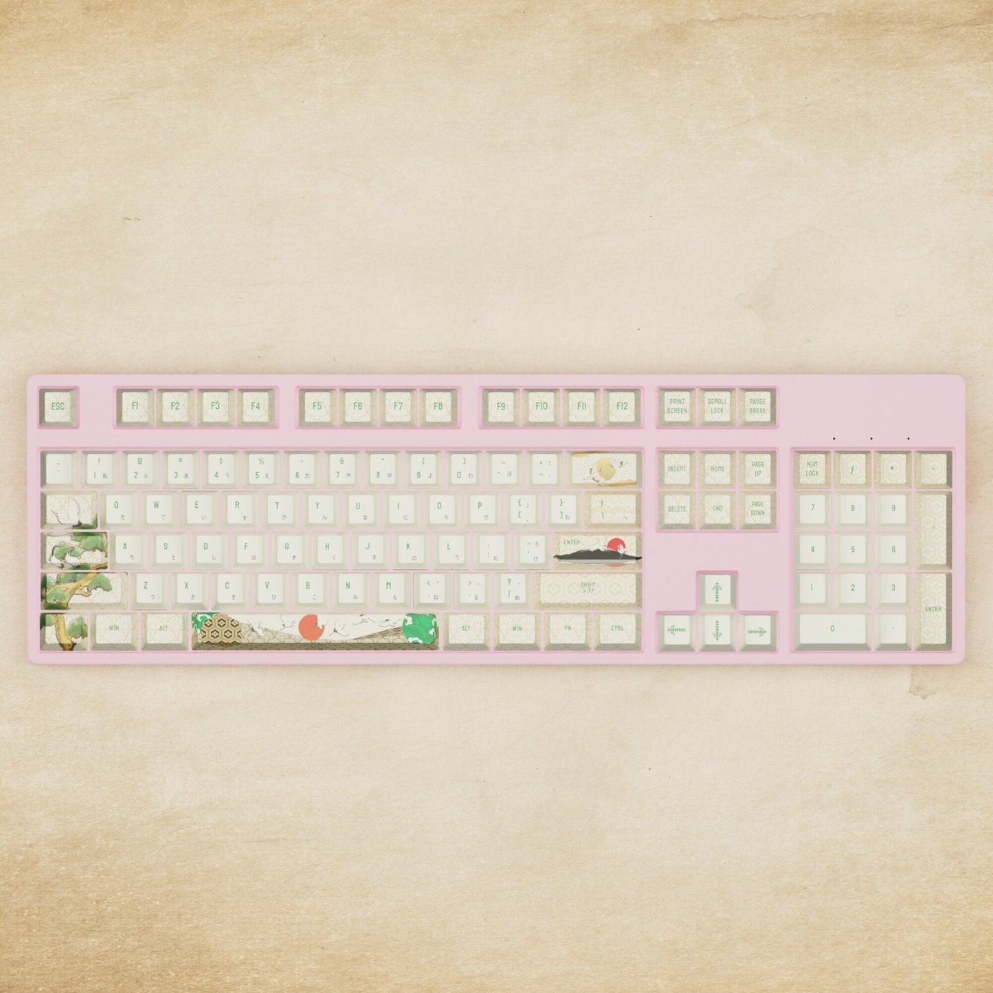 Alpha 108 - 100% Japanese Crane Mechanical Keyboard - Goblintechkeys