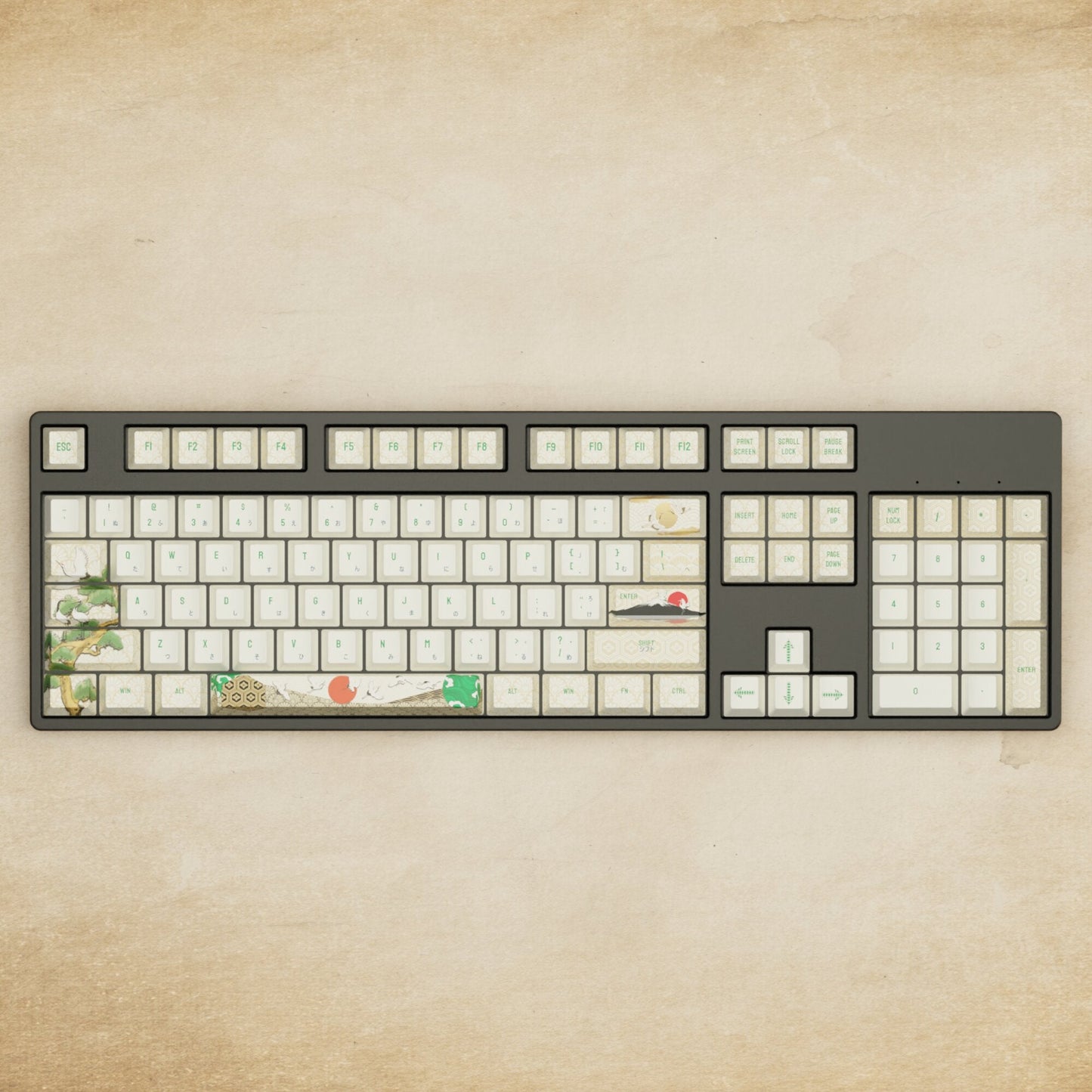 Alpha 108 - 100% Japanese Crane Mechanical Keyboard - Goblintechkeys
