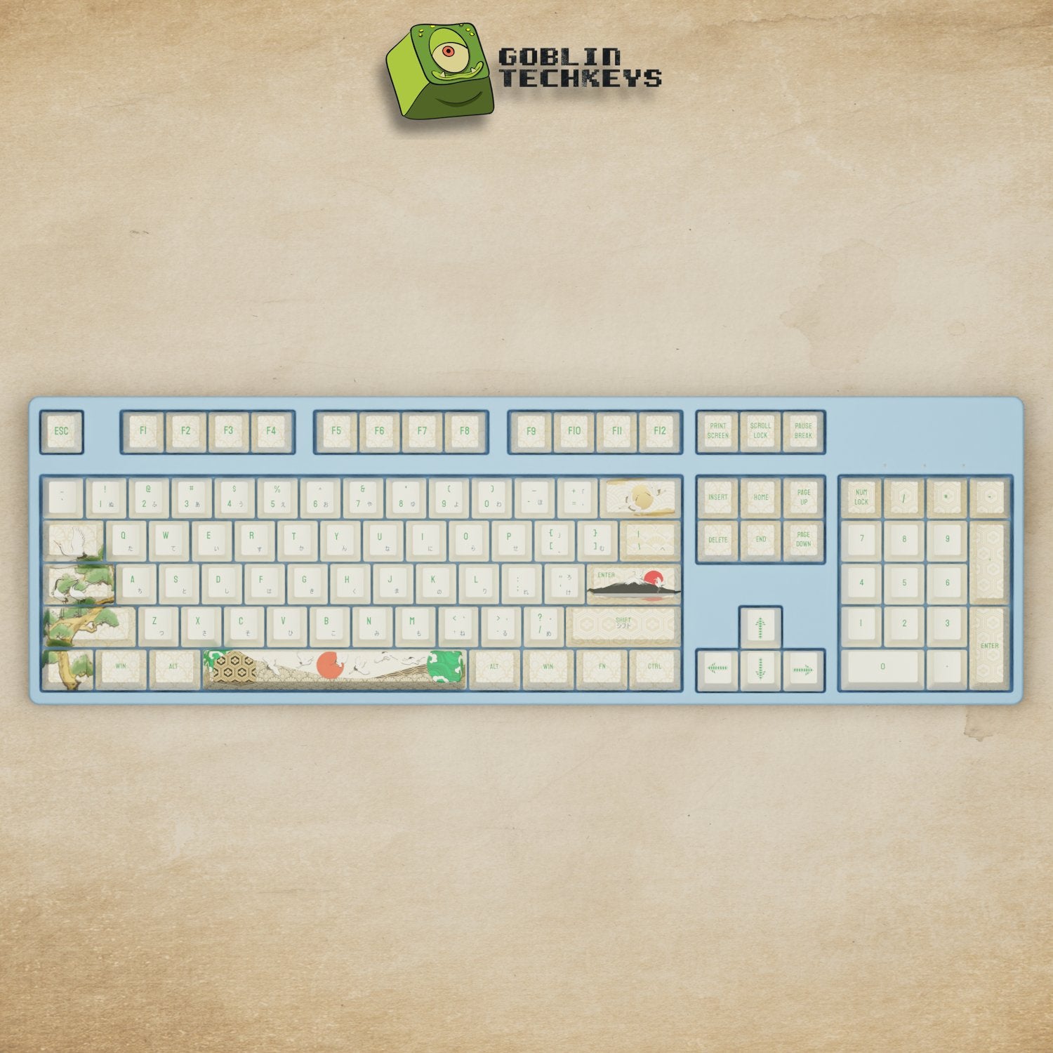 Japansk kran mekanisk tastaturJapansk kran mekanisk tastatur  