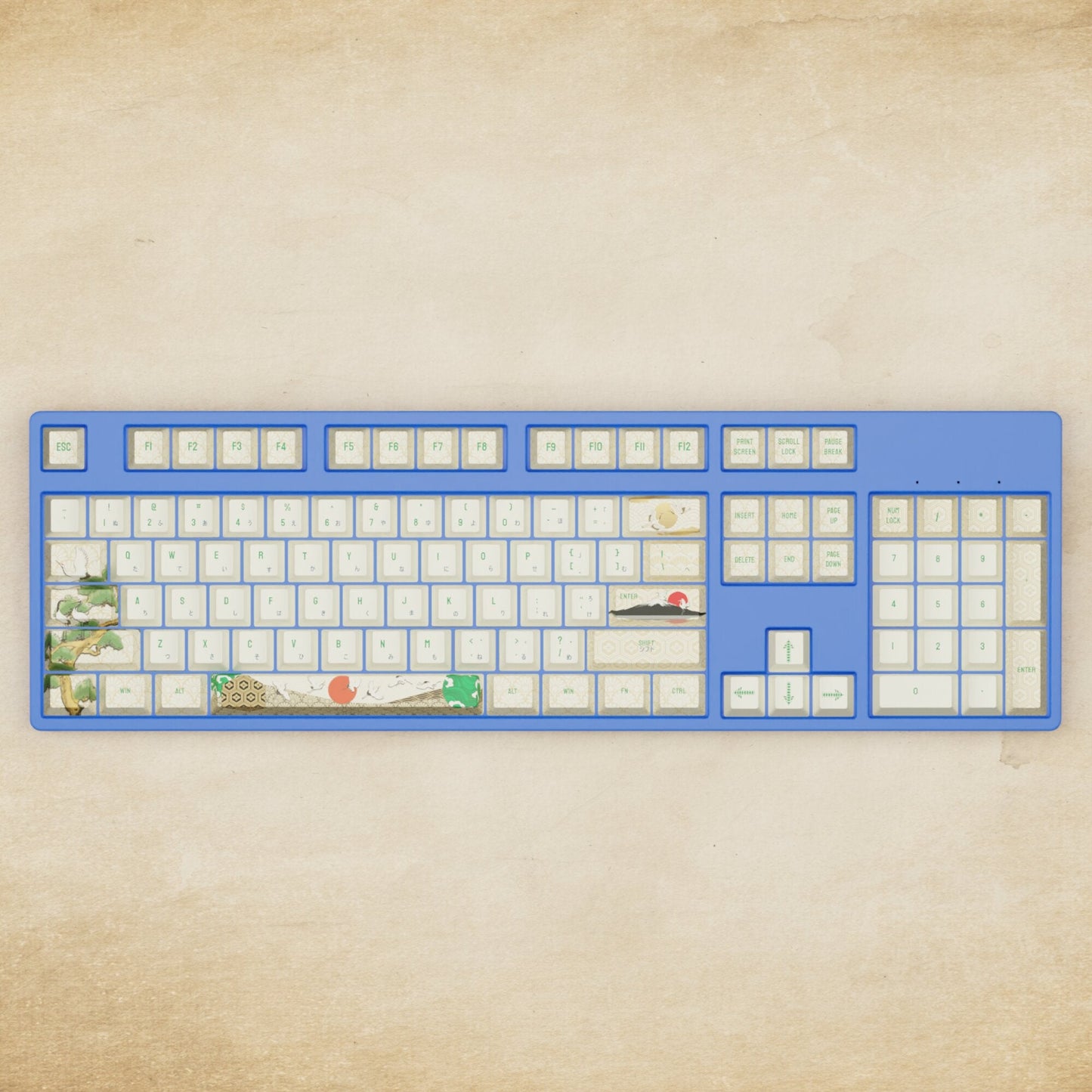 Alpha 108 - 100% Japanese Crane Mechanical Keyboard - Goblintechkeys