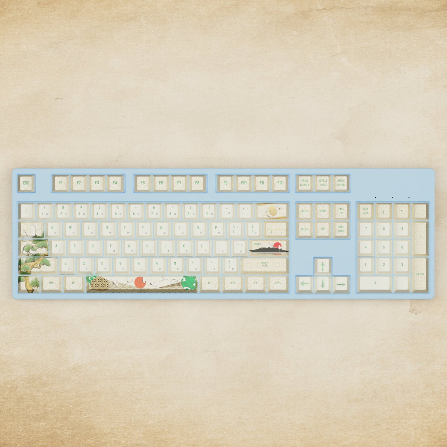 Alpha 108 - 100% Japanese Crane Mechanical Keyboard - Goblintechkeys