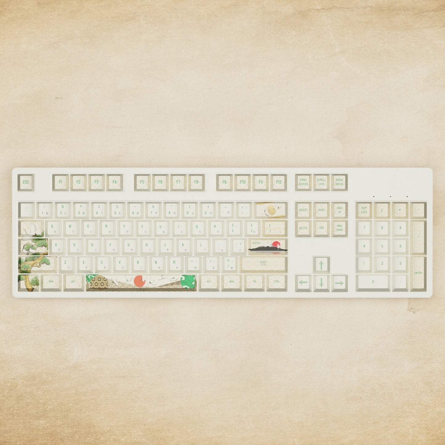 Alpha 108 - 100% Japanese Crane Mechanical Keyboard - Goblintechkeys