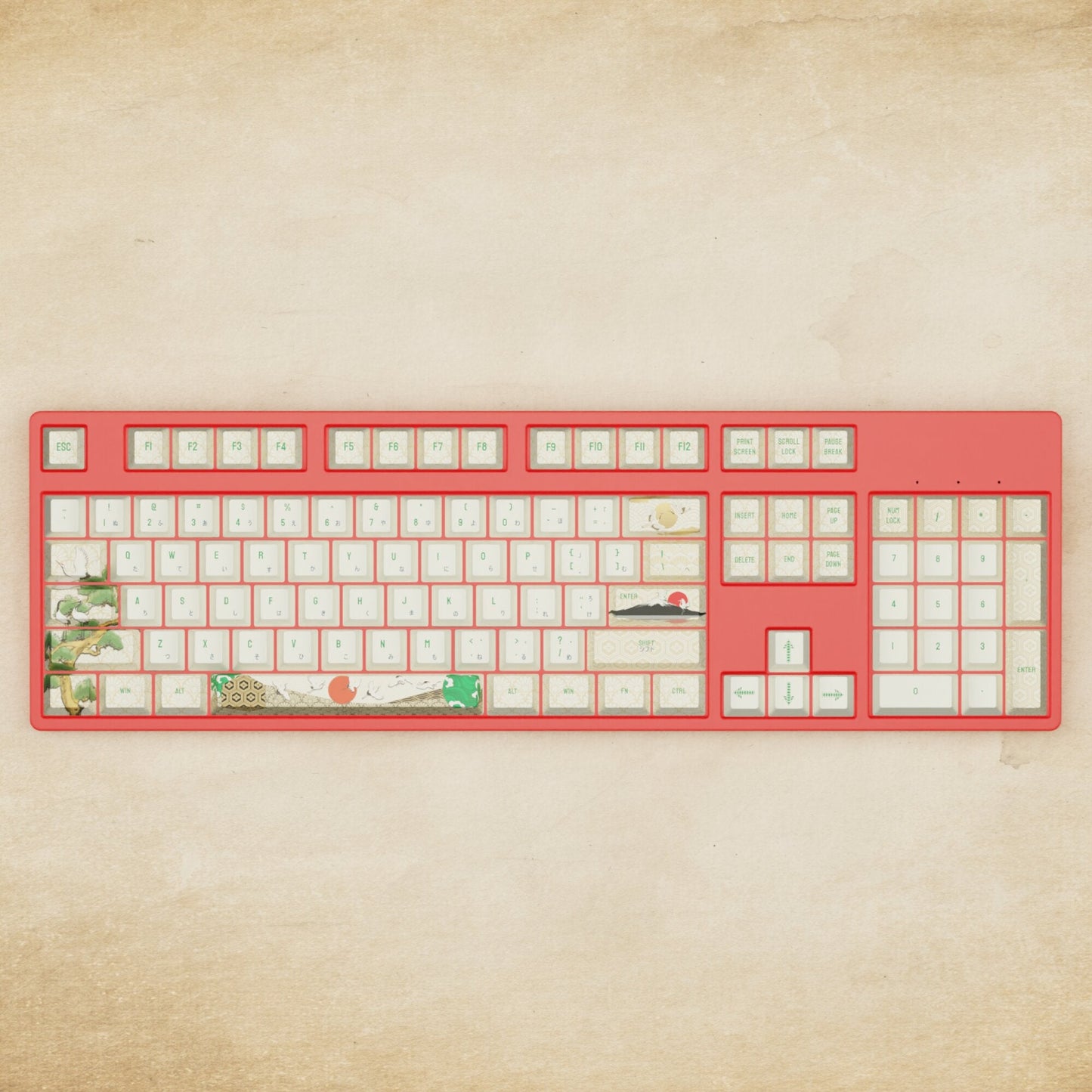 Alpha 108 - 100% Japanese Crane Mechanical Keyboard - Goblintechkeys