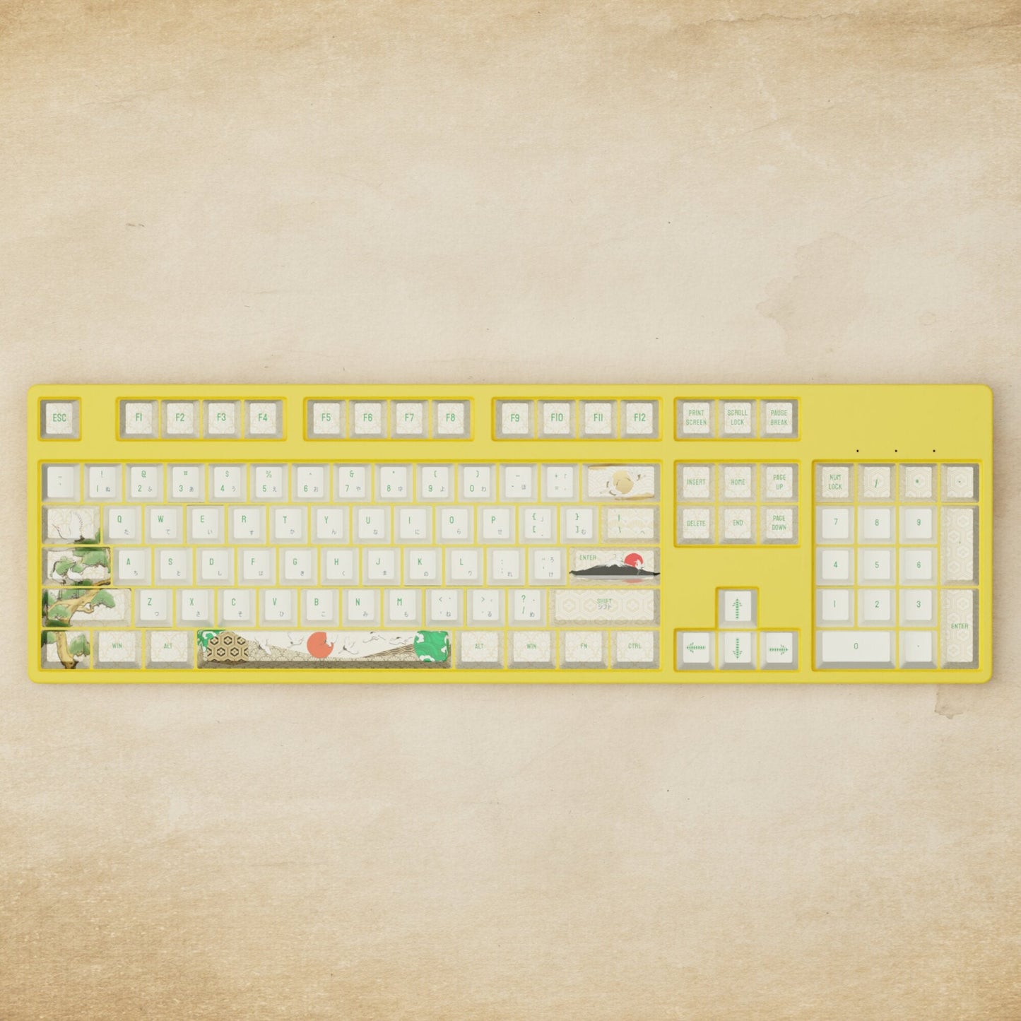 Alpha 108 - 100% Japanese Crane Mechanical Keyboard - Goblintechkeys