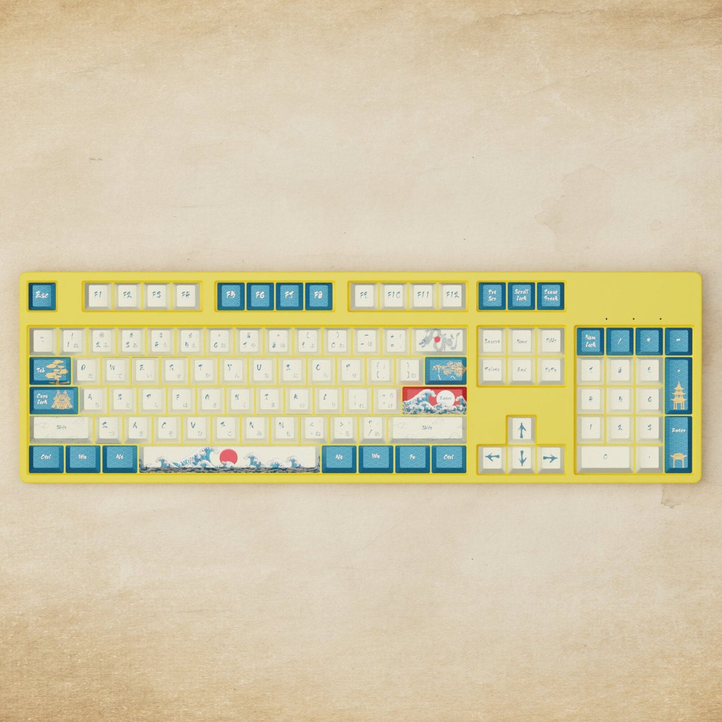Alpha 108 - 100% Japanese Wave Mechanical Keyboard - Goblintechkeys