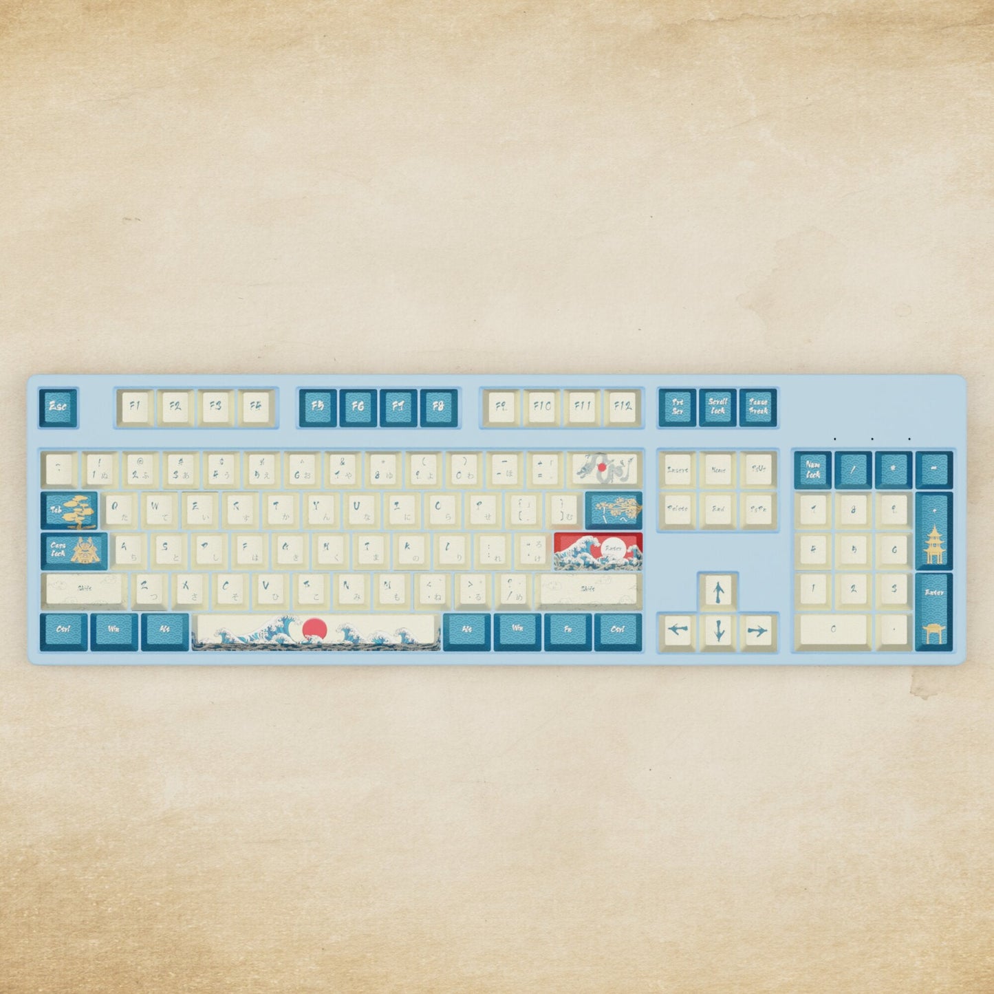 Alpha 108 - 100% Japanese Wave Mechanical Keyboard - Goblintechkeys