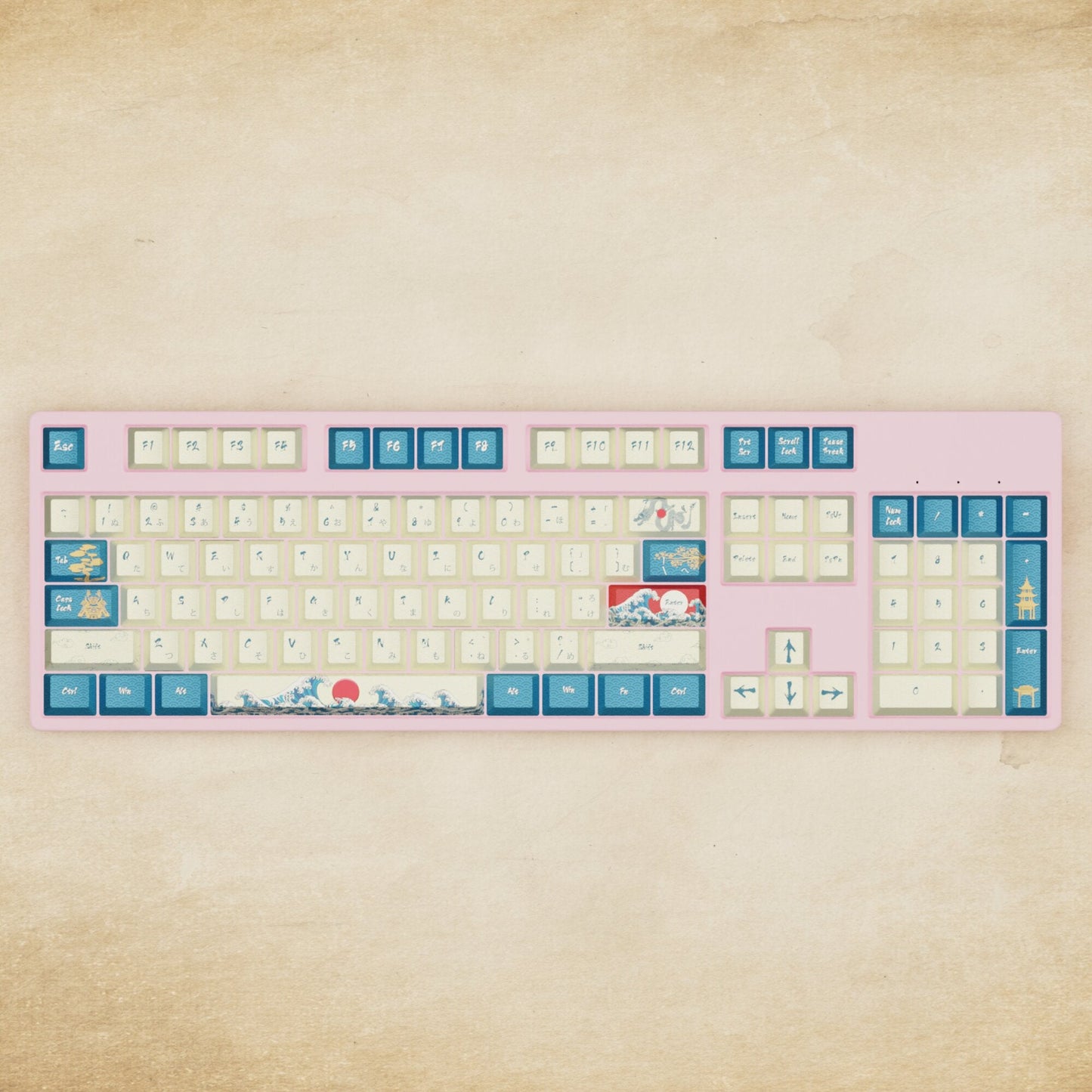 Alpha 108 - 100% Japanese Wave Mechanical Keyboard - Goblintechkeys