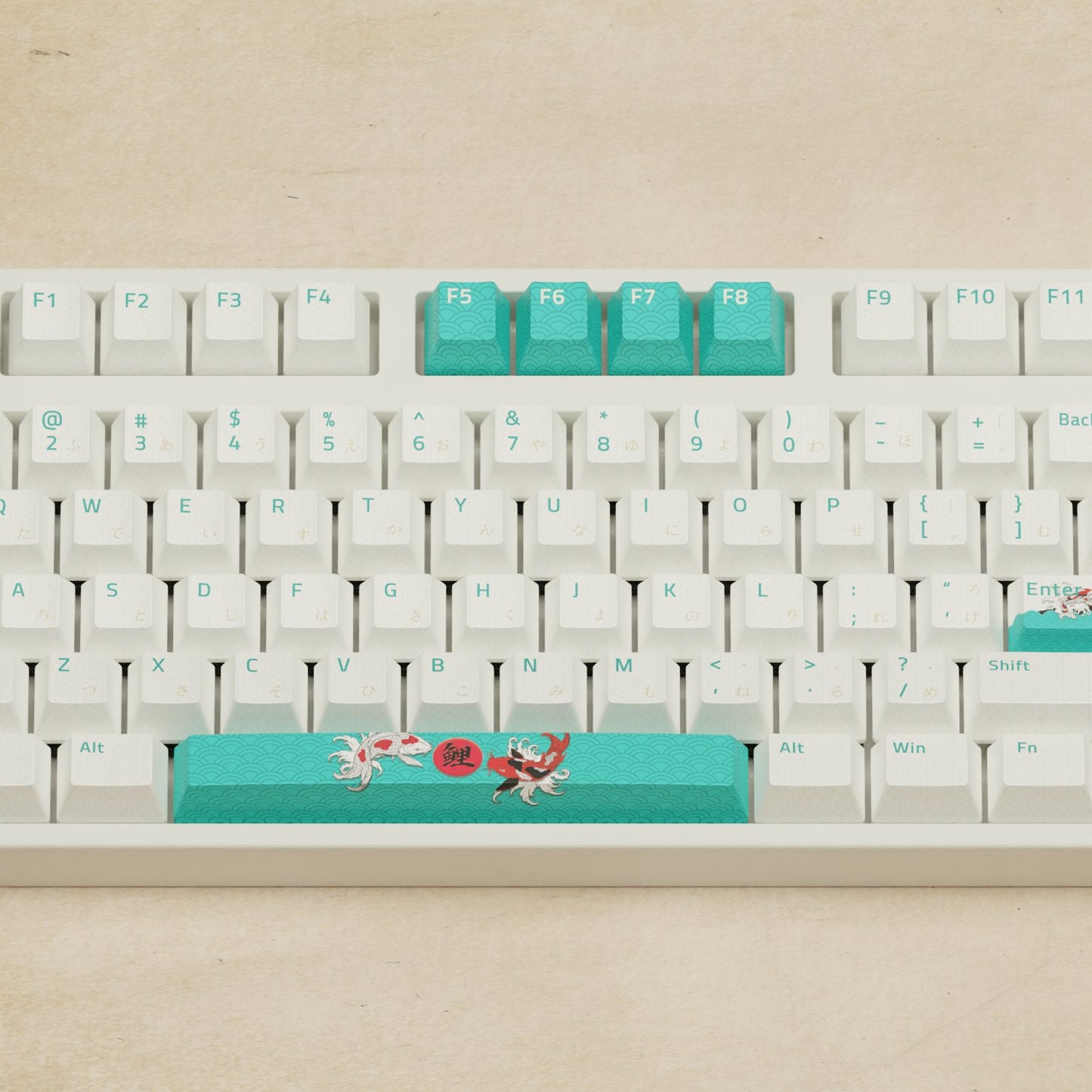 Alpha 108 - 100% Koi Mechanical Keyboard - Goblintechkeys
