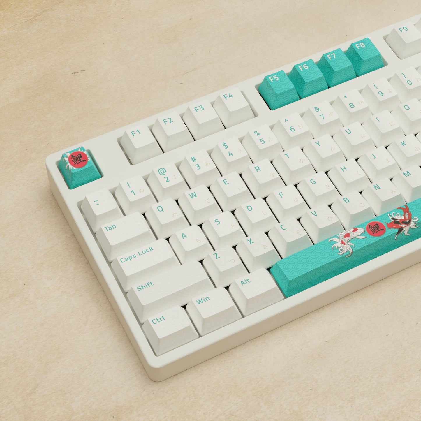 Alpha 108 - 100% Koi Mechanical Keyboard - Goblintechkeys