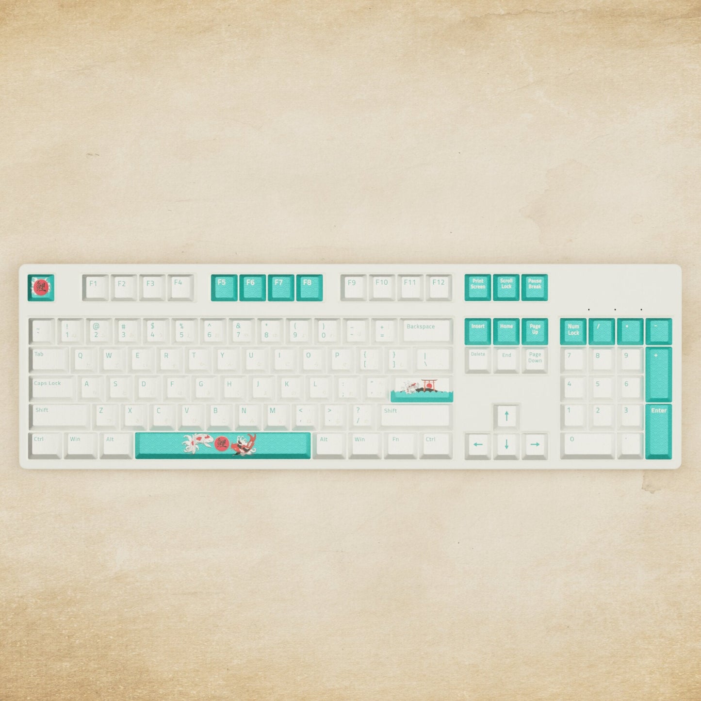 Alpha 108 - 100% Koi Mechanical Keyboard - Goblintechkeys