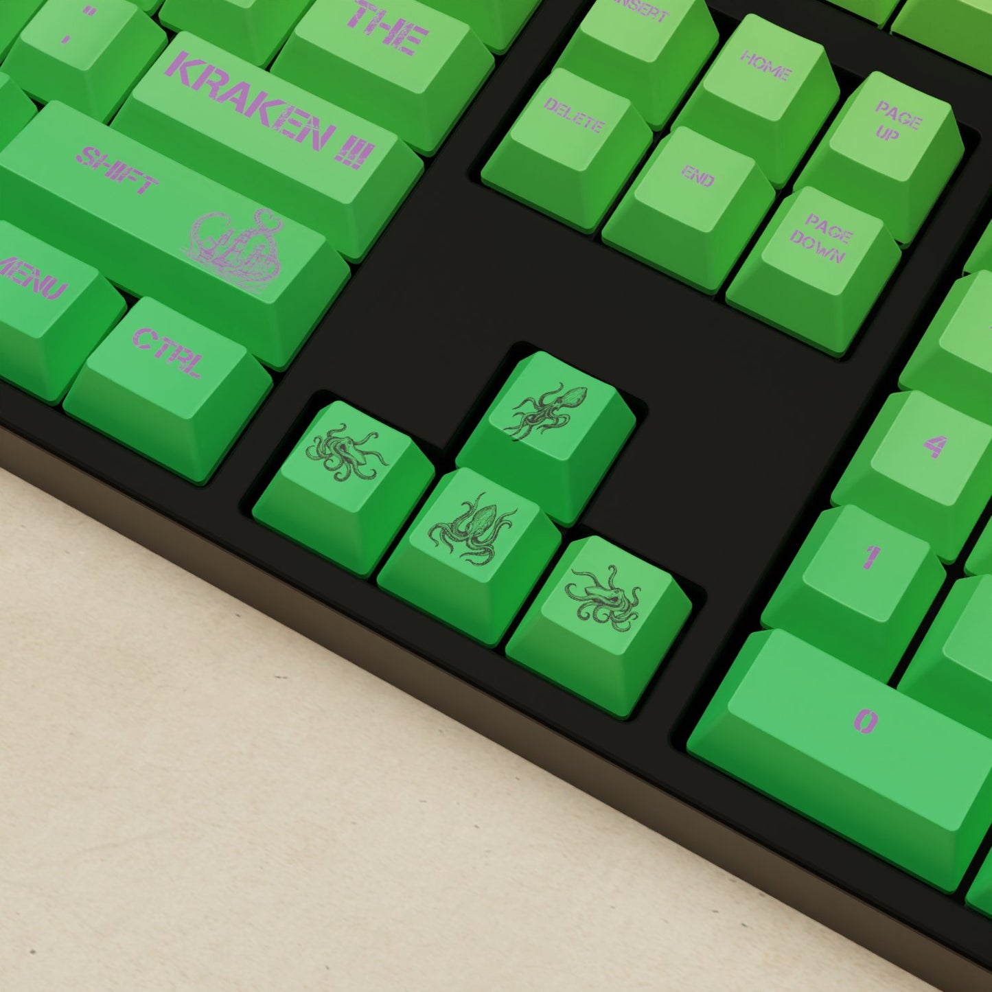 Alpha 108 - 100% Kraken Mechanical Keyboard - Goblintechkeys