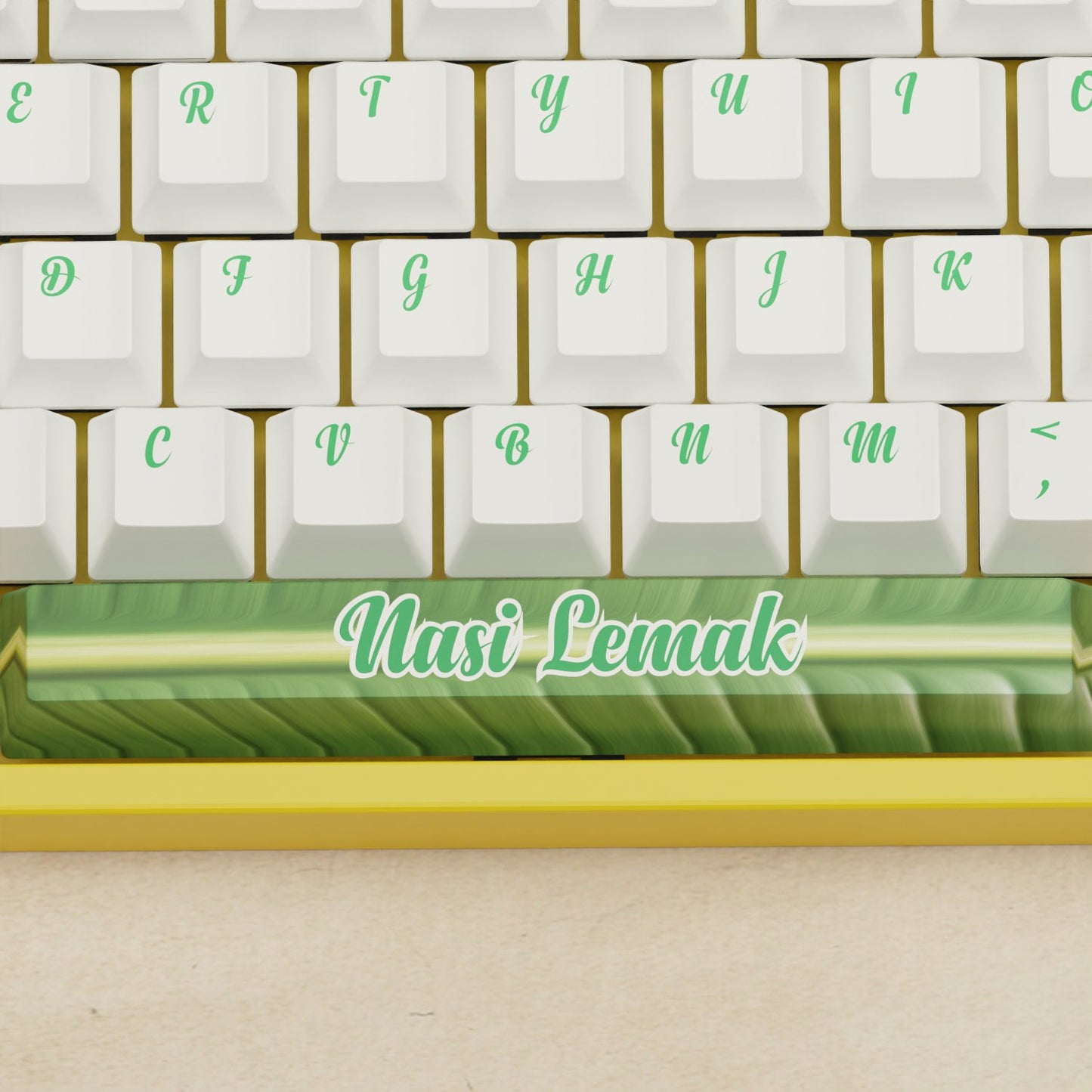 Alpha 108 - 100% Nasi Lemak Mechanical Keyboard - Goblintechkeys