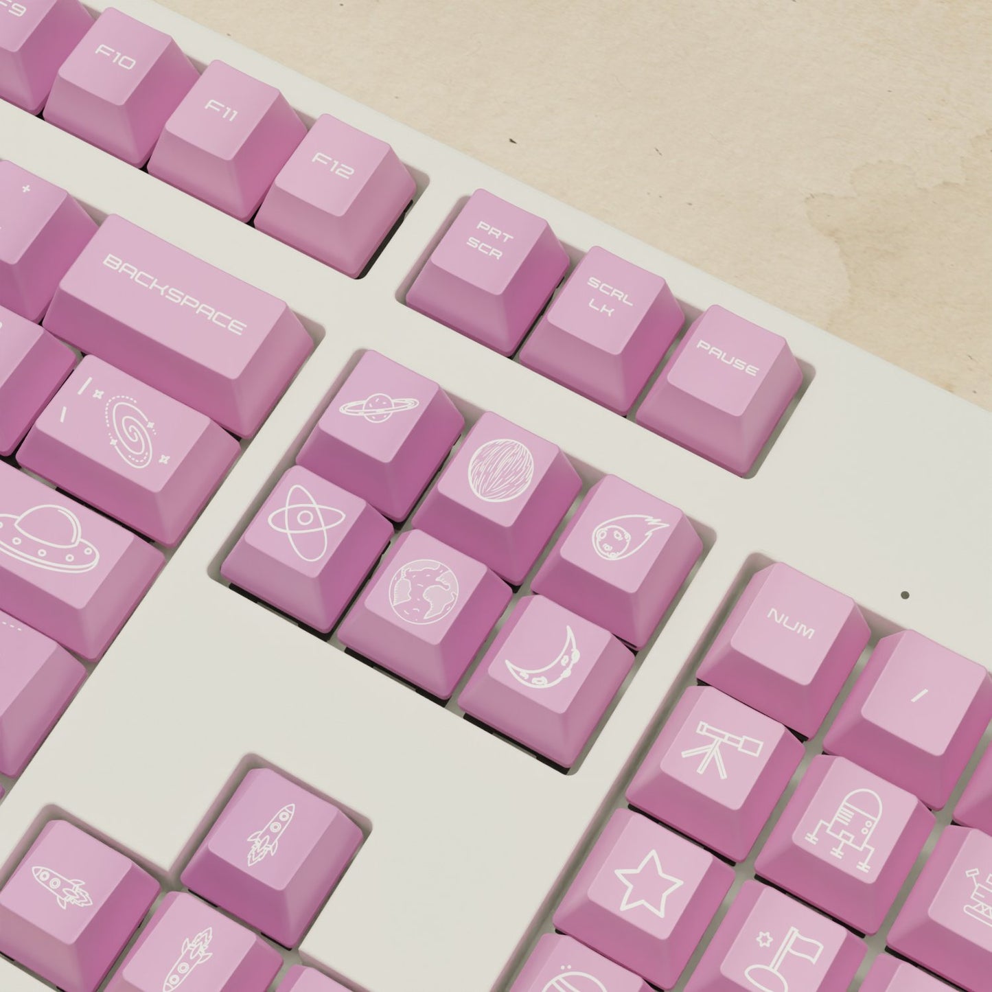Alpha 108 - 100% Nebula Mechanical Keyboard - Goblintechkeys