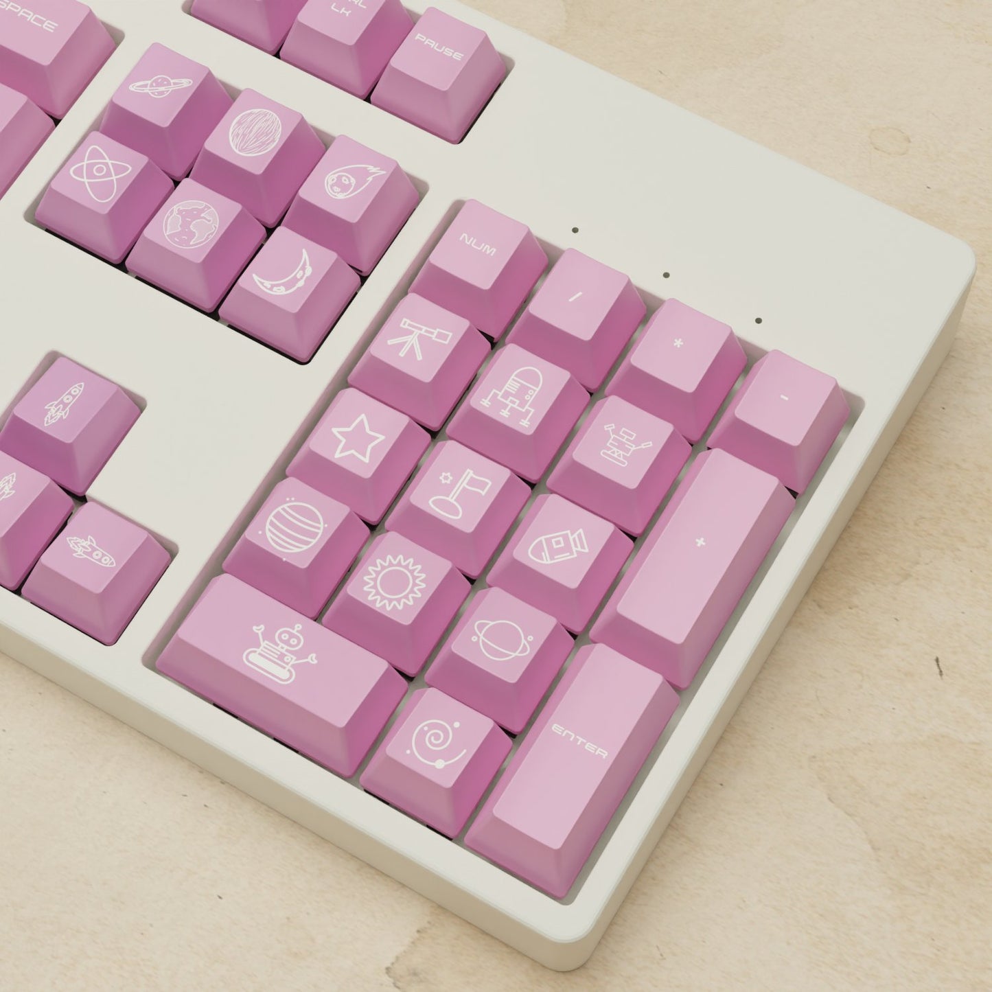 Alpha 108 - 100% Nebula Mechanical Keyboard - Goblintechkeys