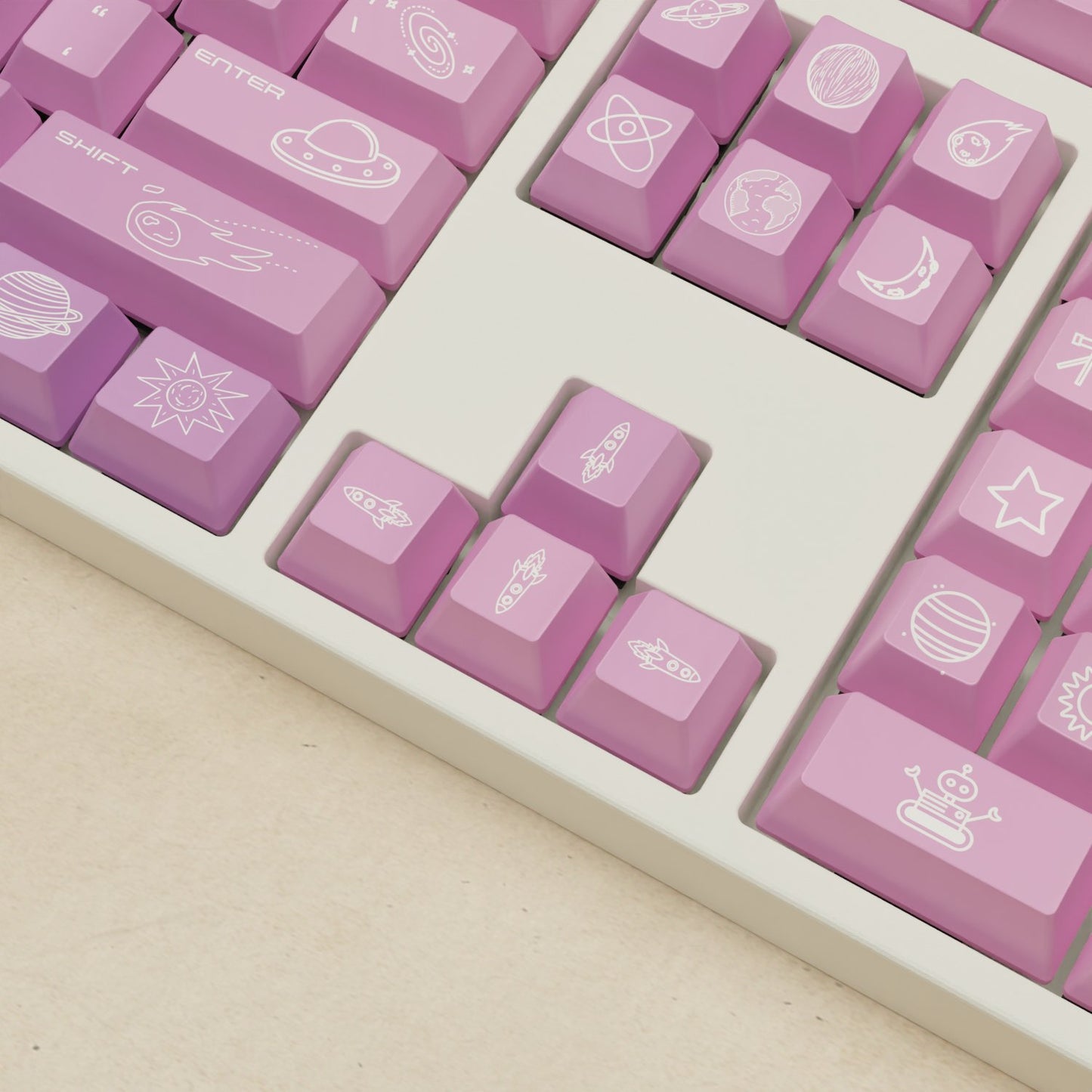 Alpha 108 - 100% Nebula Mechanical Keyboard - Goblintechkeys