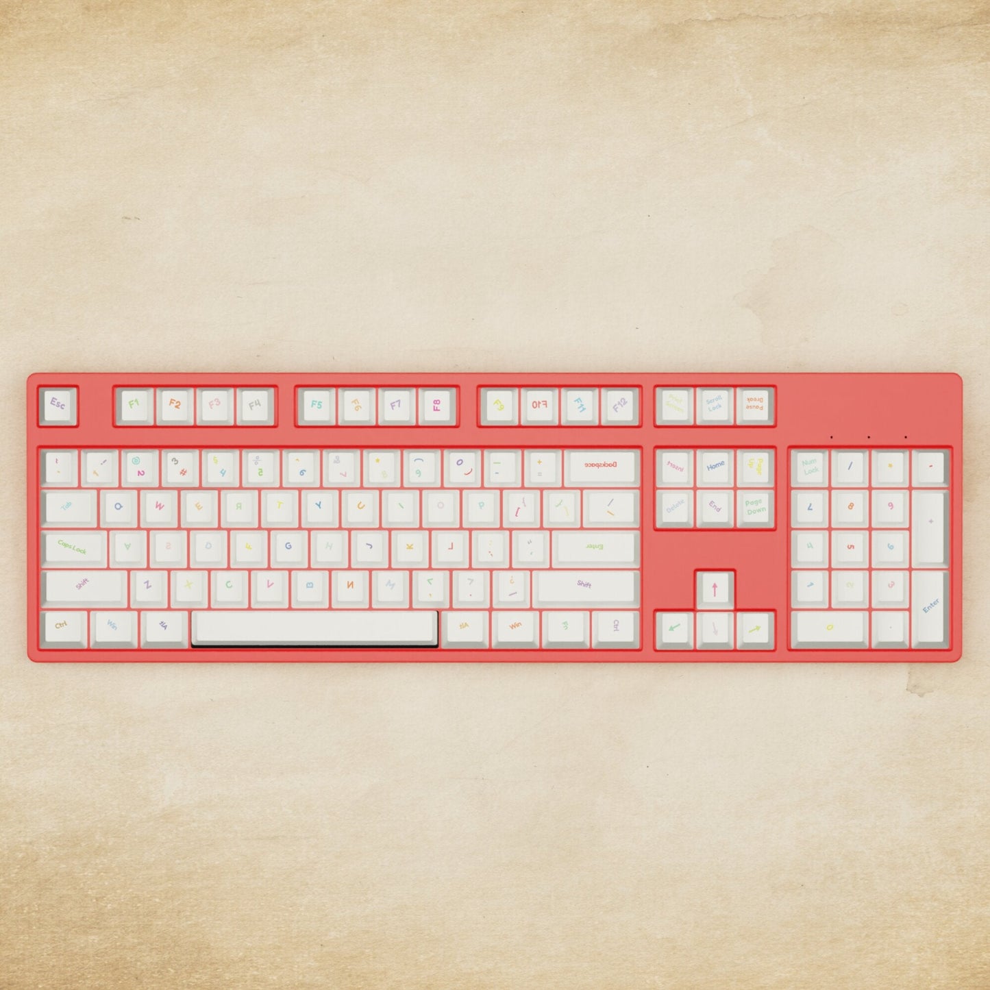 Alpha 108 - 100% Non OCD Mechanical Keyboard - Goblintechkeys