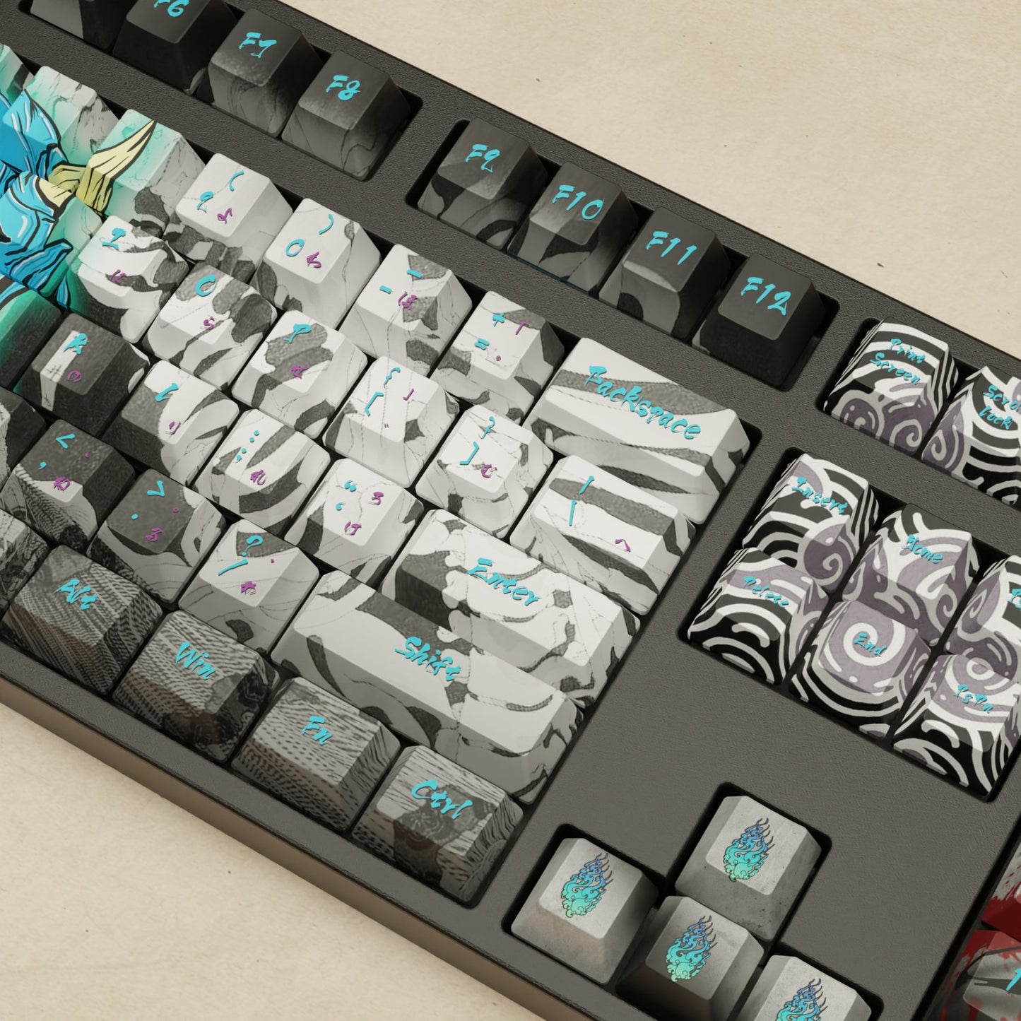 Alpha 108 - 100% Oni Mechanical Keyboard - Goblintechkeys