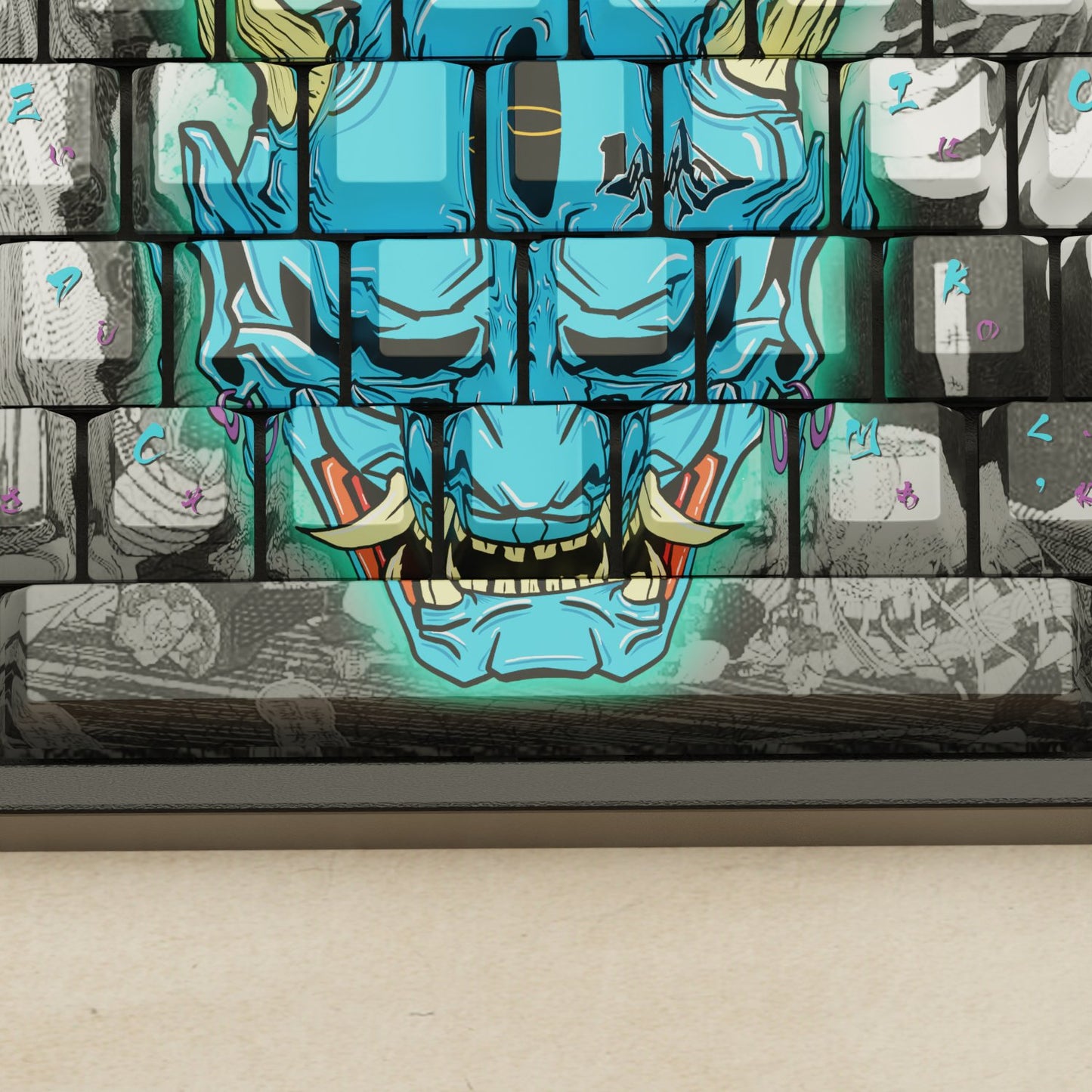 Alpha 108 - 100% Oni Mechanical Keyboard - Goblintechkeys