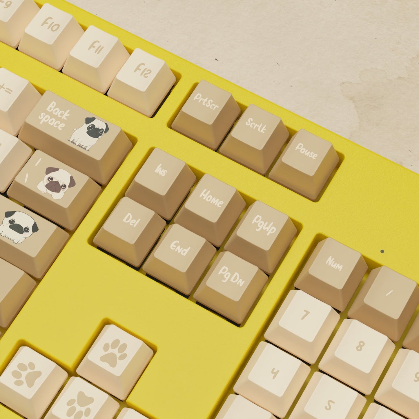 Alpha 108 - 100% Pug Mechanical Keyboard - Goblintechkeys