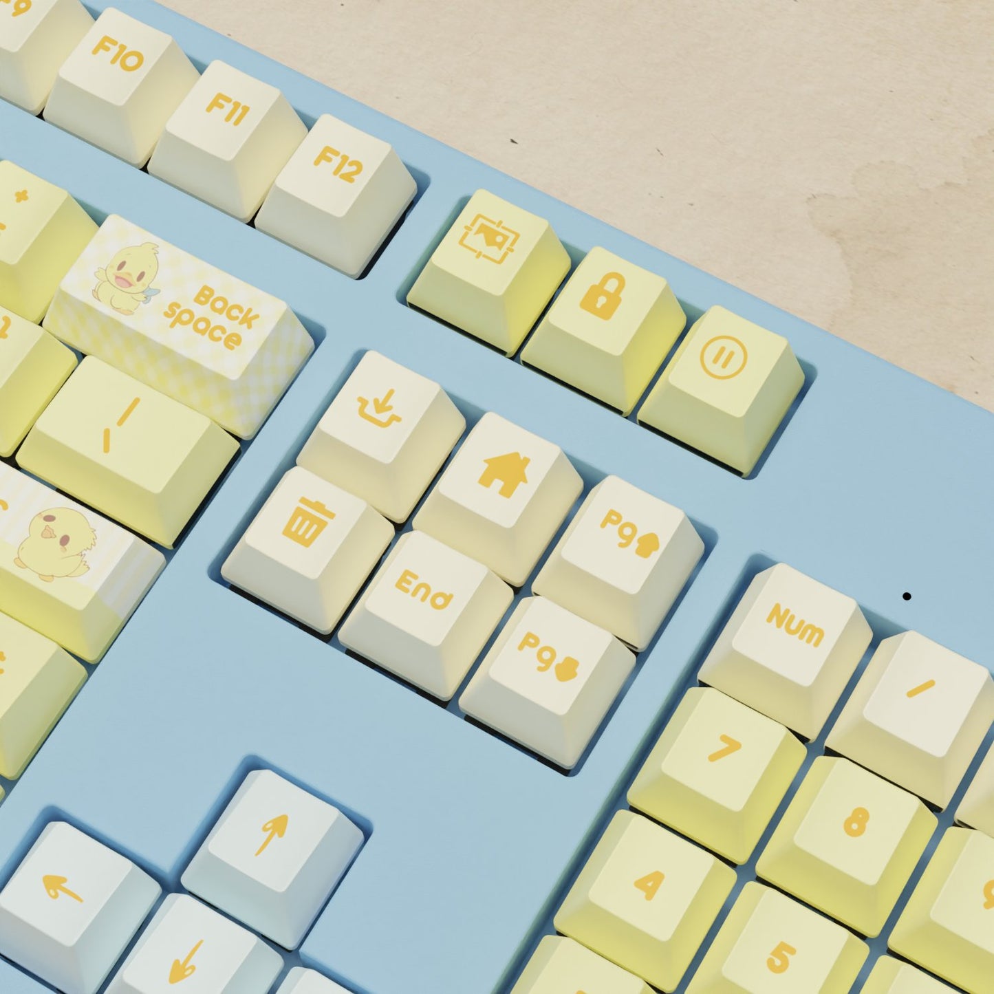 Alpha 108 - 100% Quacky Mechanical Keyboard - Goblintechkeys