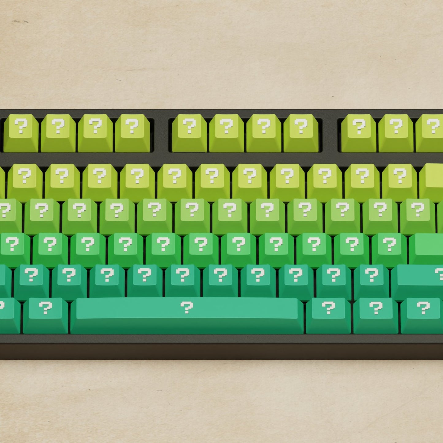 Alpha 108 - 100% Question Mechanical Keyboard - Goblintechkeys