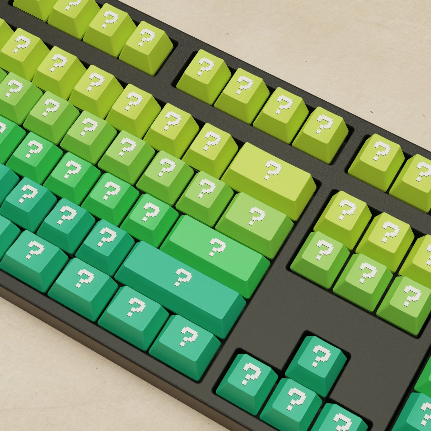 Alpha 108 - 100% Question Mechanical Keyboard - Goblintechkeys