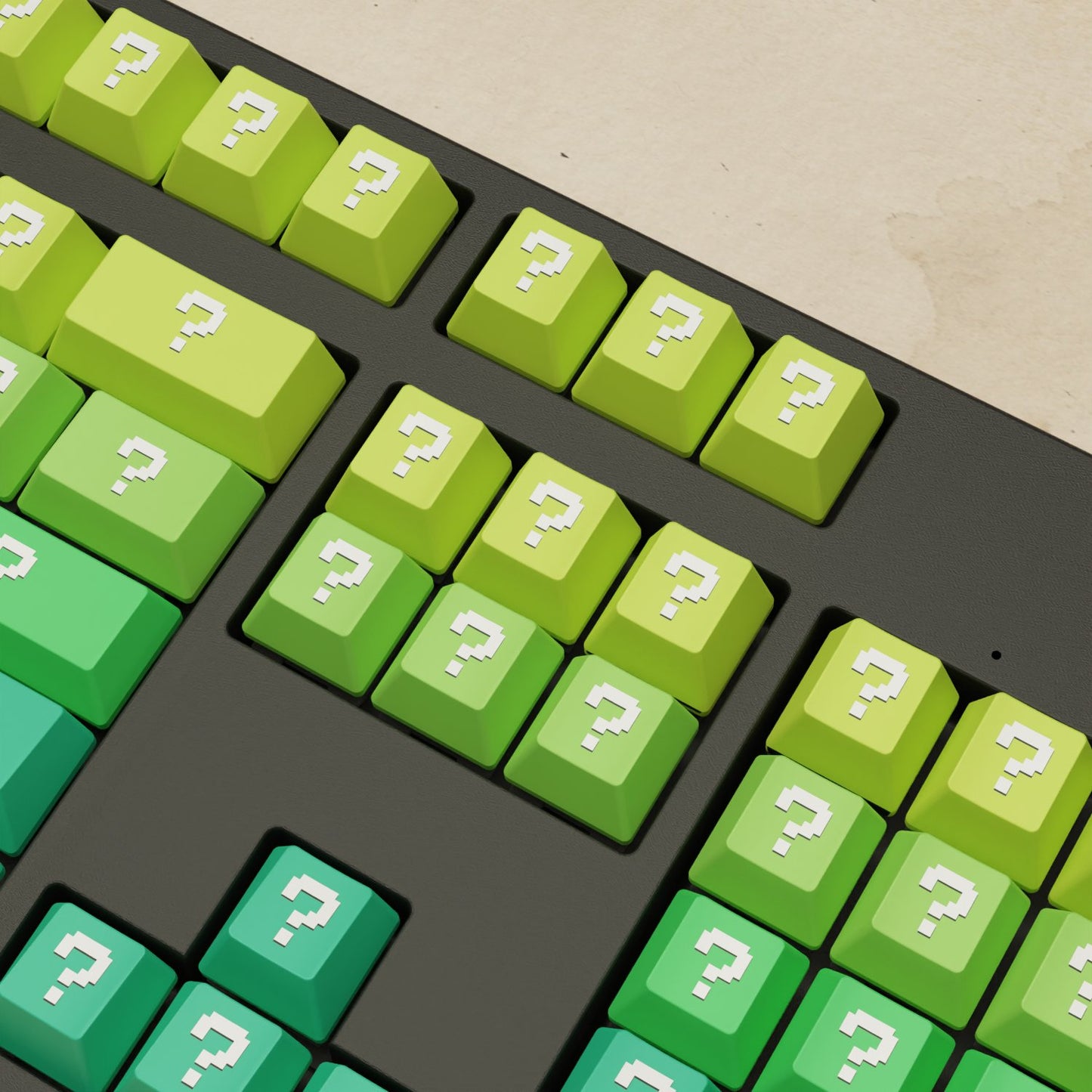 Alpha 108 - 100% Question Mechanical Keyboard - Goblintechkeys