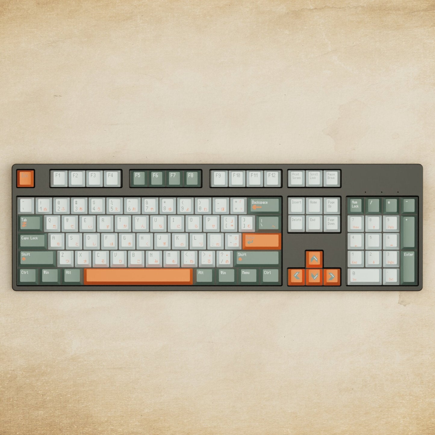 Alpha 108 - 100% Retro Mechanical Keyboard - Goblintechkeys