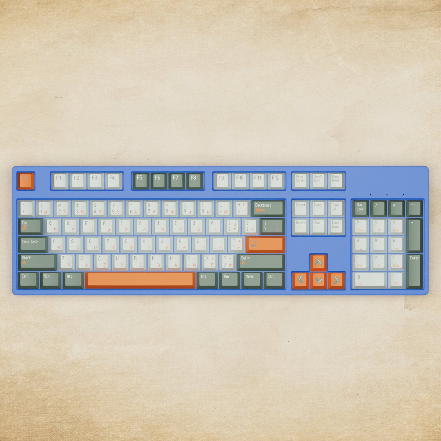 Alpha 108 - 100% Retro Mechanical Keyboard - Goblintechkeys