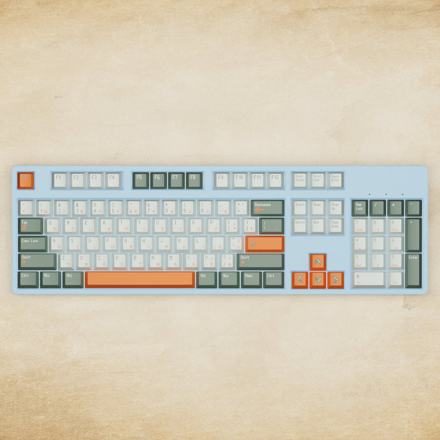 Alpha 108 - 100% Retro Mechanical Keyboard - Goblintechkeys
