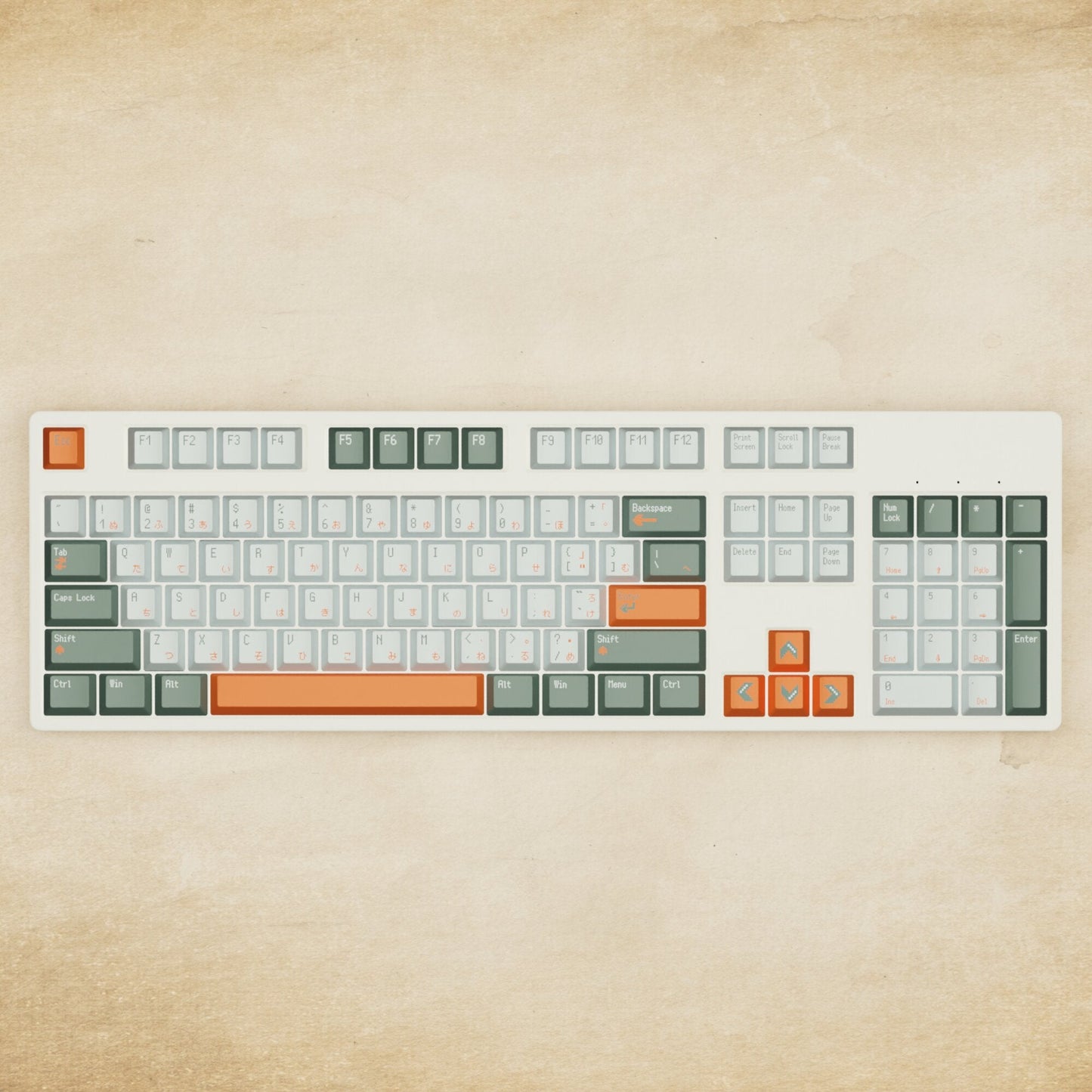 Alpha 108 - 100% Retro Mechanical Keyboard - Goblintechkeys