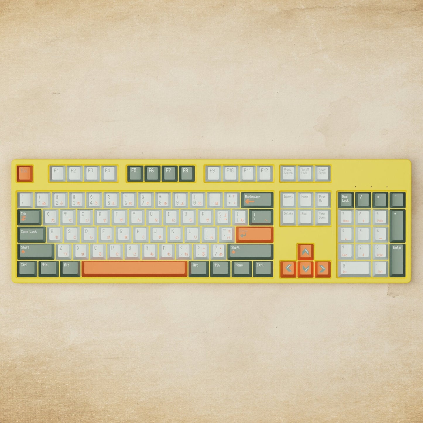 Alpha 108 - 100% Retro Mechanical Keyboard - Goblintechkeys