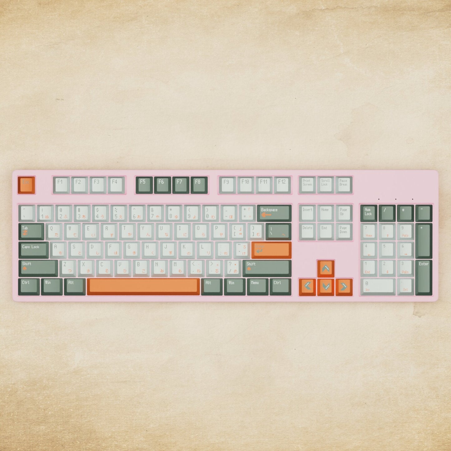 Alpha 108 - 100% Retro Mechanical Keyboard - Goblintechkeys