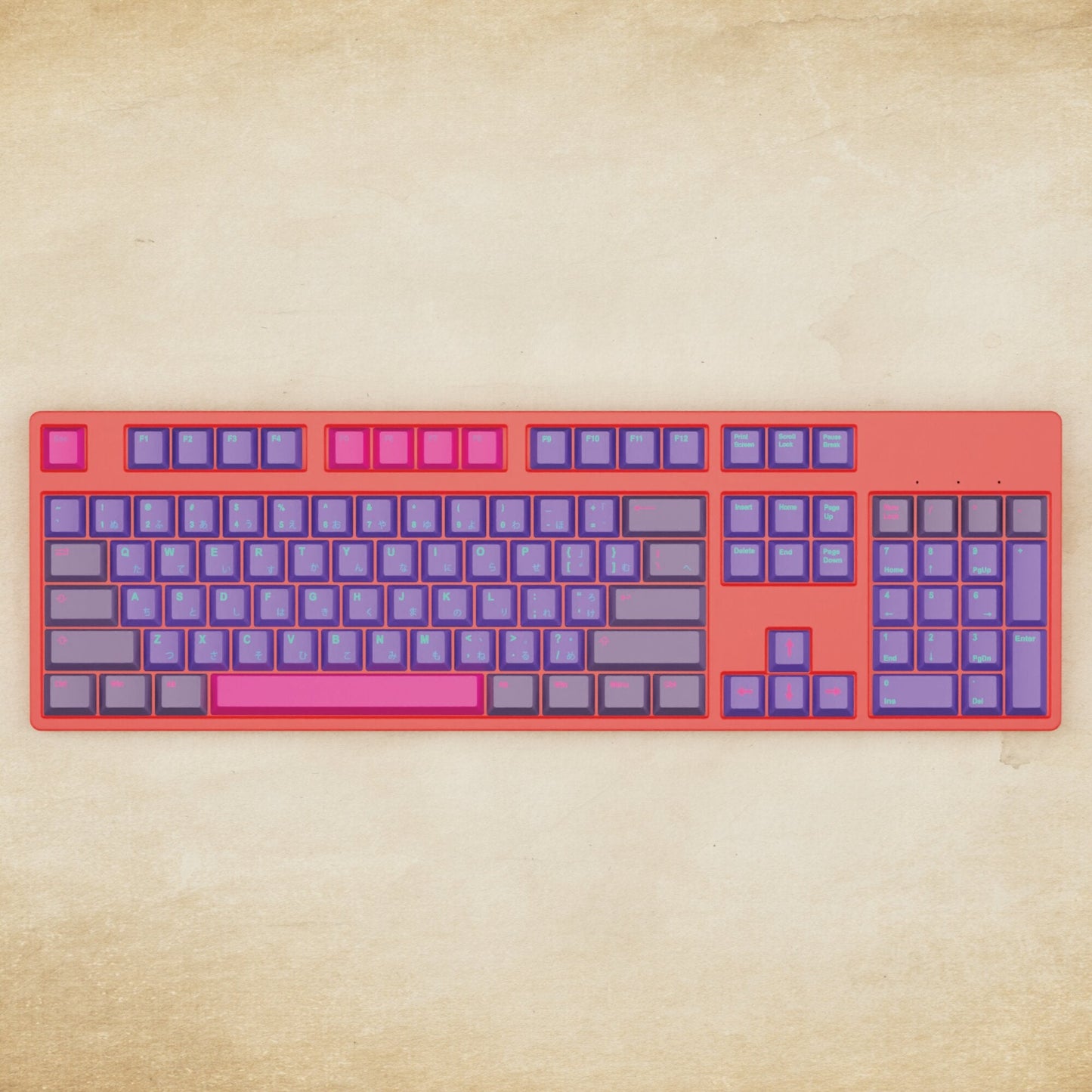 Alpha 108 - 100% Techno Mechanical Keyboard - Goblintechkeys
