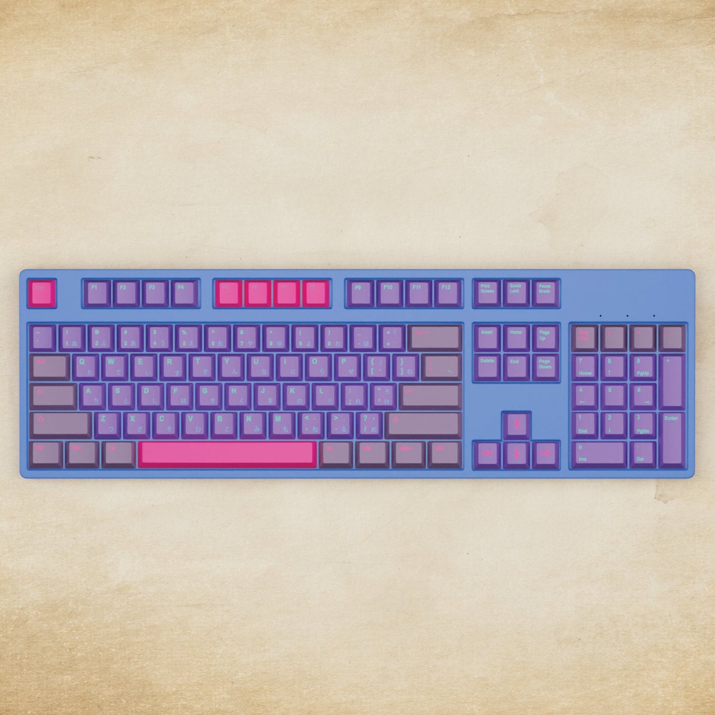 Alpha 108 - 100% Techno Mechanical Keyboard - Goblintechkeys