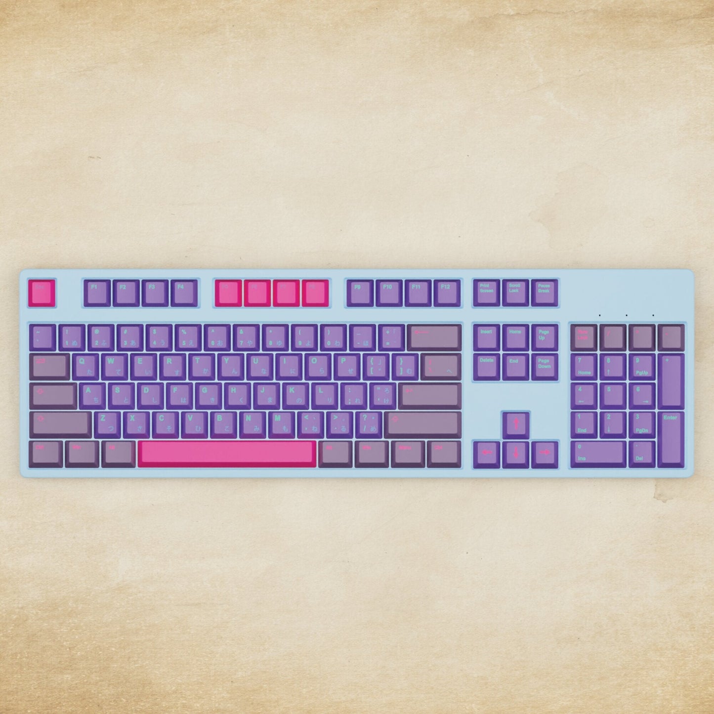 Alpha 108 - 100% Techno Mechanical Keyboard - Goblintechkeys