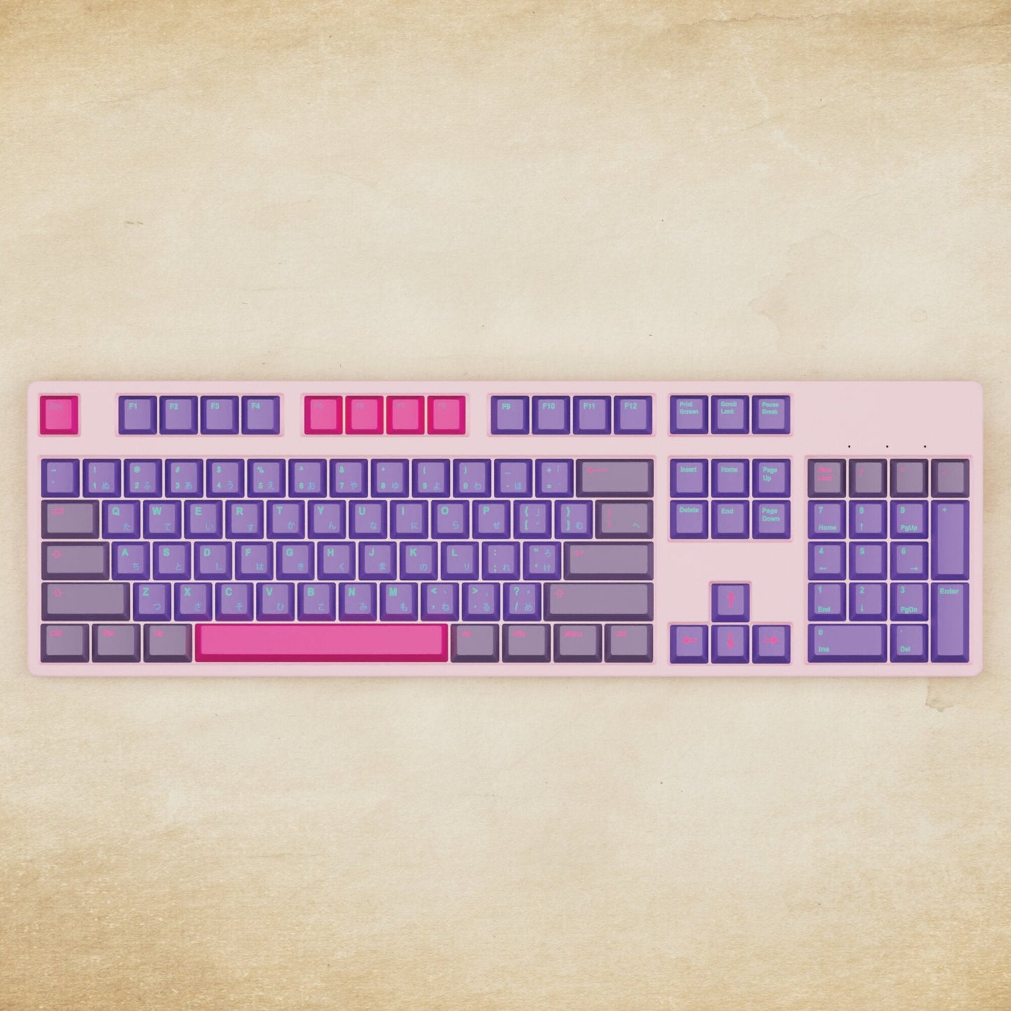 Alpha 108 - 100% Techno Mechanical Keyboard - Goblintechkeys