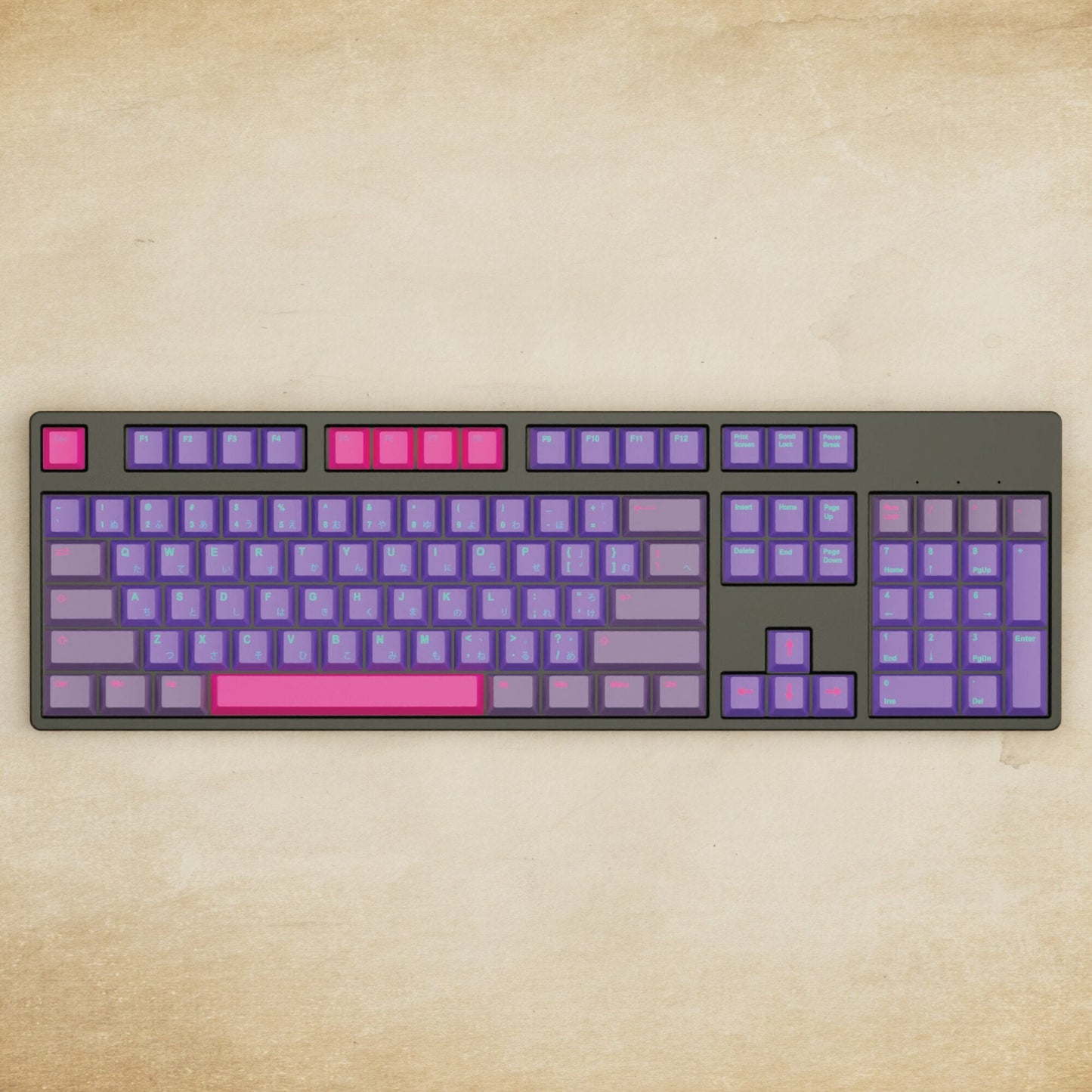 Alpha 108 - 100% Techno Mechanical Keyboard - Goblintechkeys