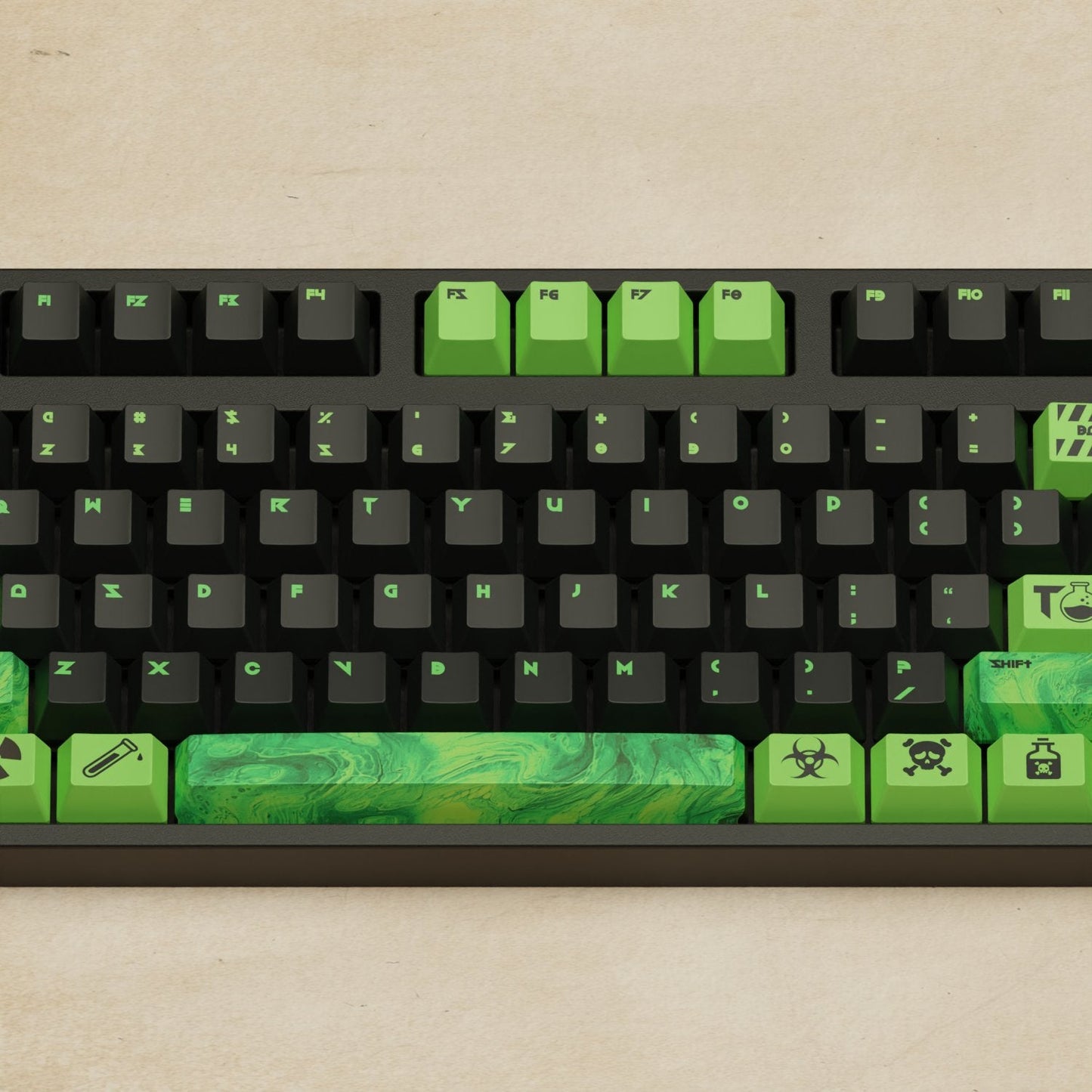 Alpha 108 - 100% Toxic Mechanical Keyboard - Goblintechkeys