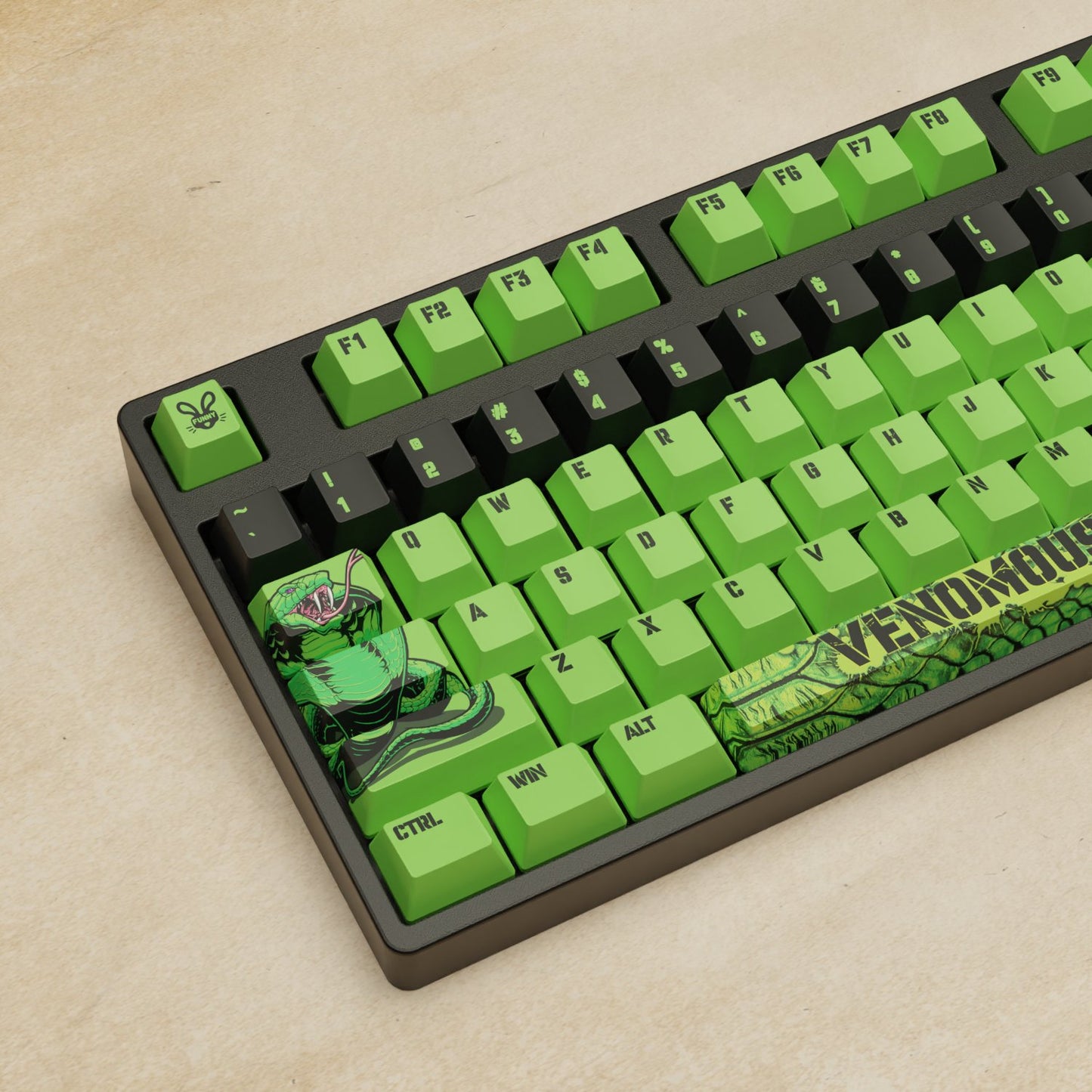 Alpha 108 - 100% Venomous Mechanical Keyboard - Goblintechkeys