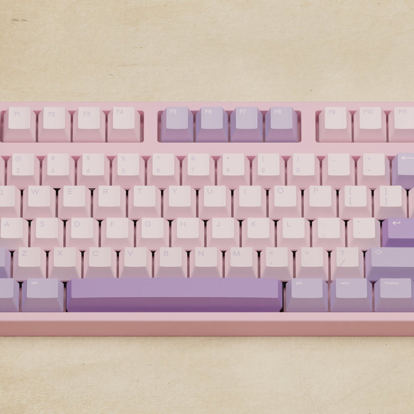Alpha 108 - 100% Yam Mechanical Keyboard - Goblintechkeys