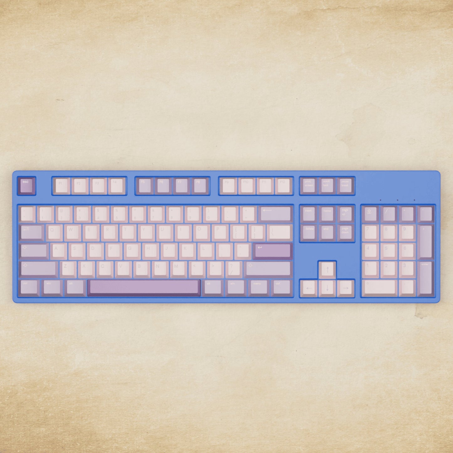 Alpha 108 - 100% Yam Mechanical Keyboard - Goblintechkeys
