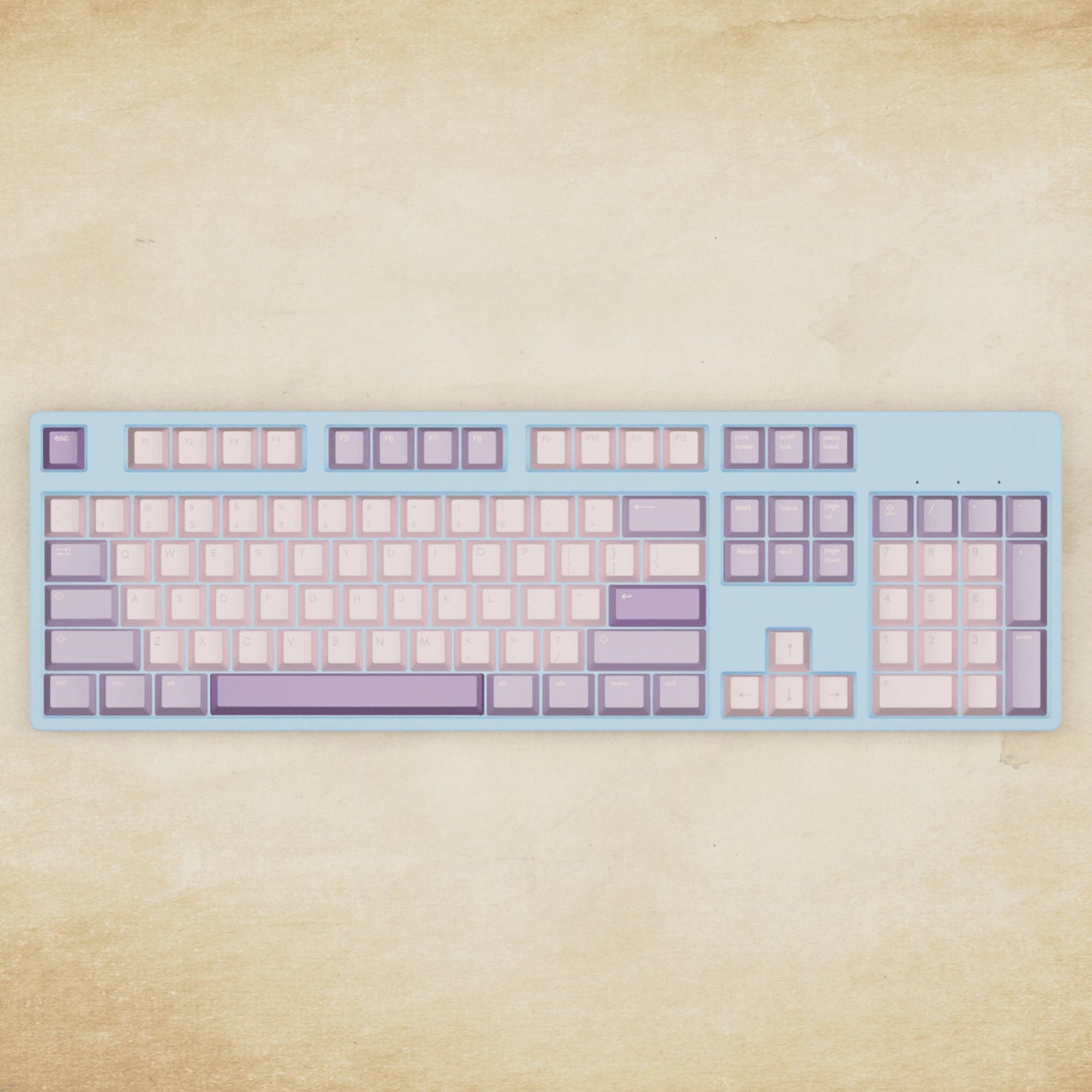 Alpha 108 - 100% Yam Mechanical Keyboard - Goblintechkeys