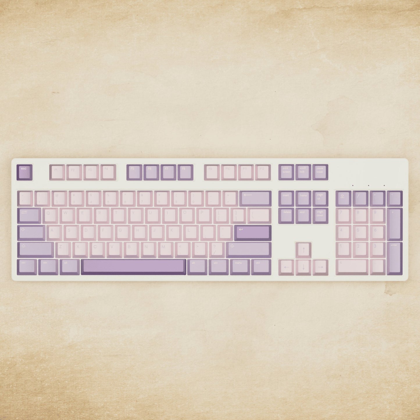 Alpha 108 - 100% Yam Mechanical Keyboard - Goblintechkeys