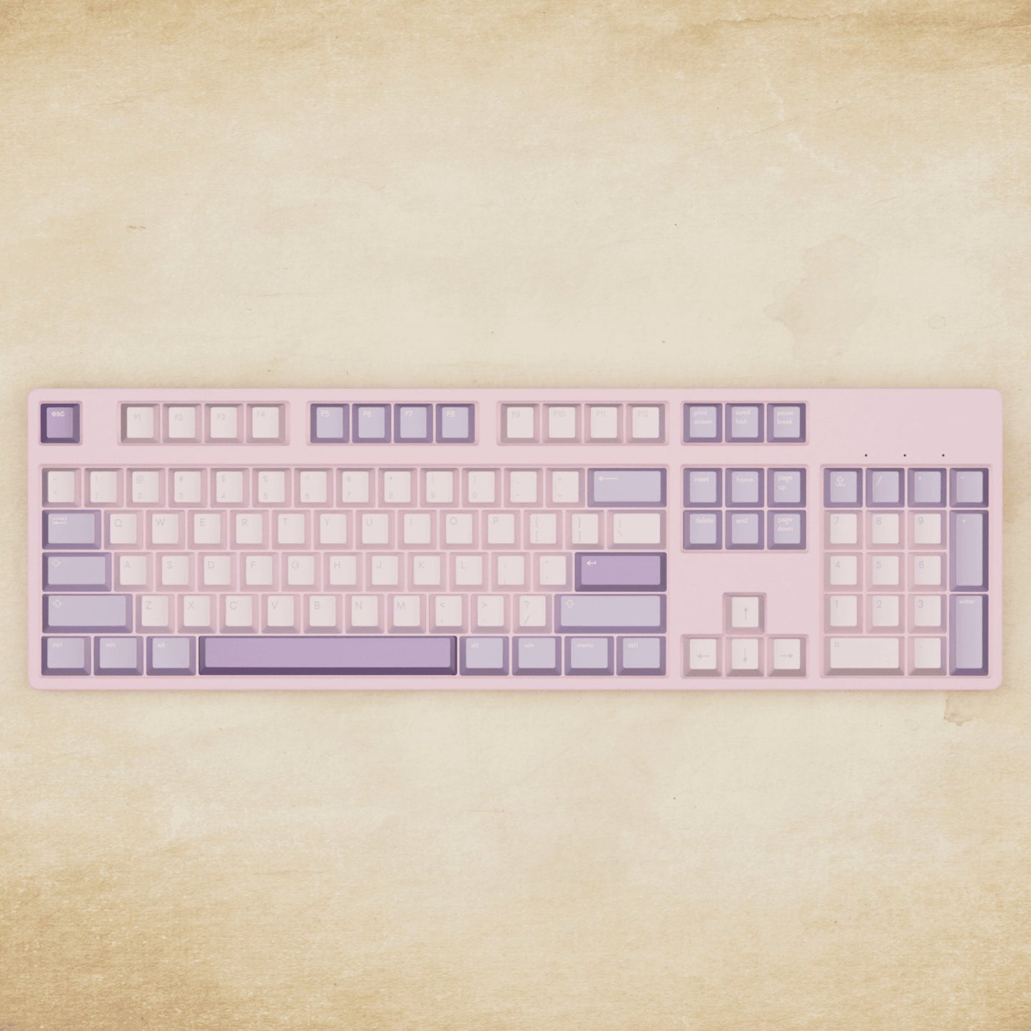 Alpha 108 - 100% Yam Mechanical Keyboard - Goblintechkeys