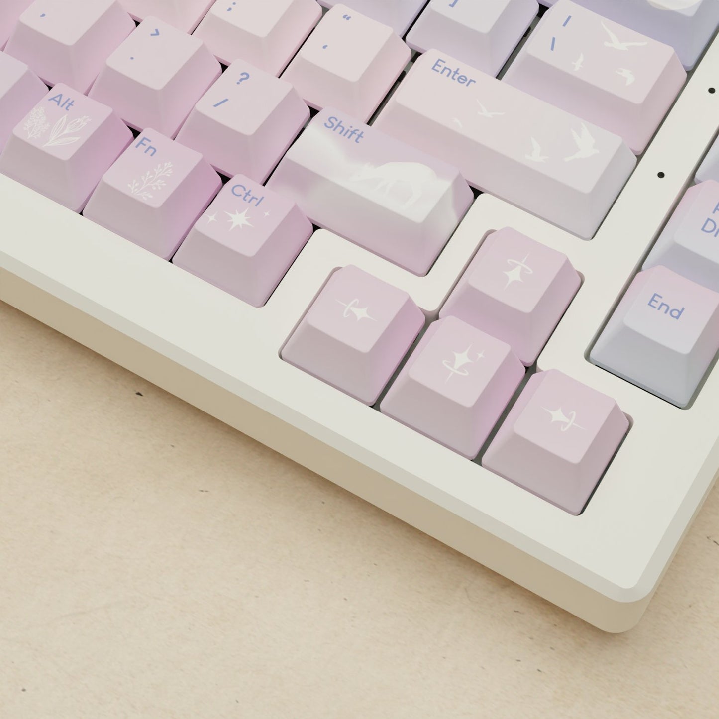 Alpha 82 - 75% Aesthetic Sky Mechanical Keyboard - Goblintechkeys