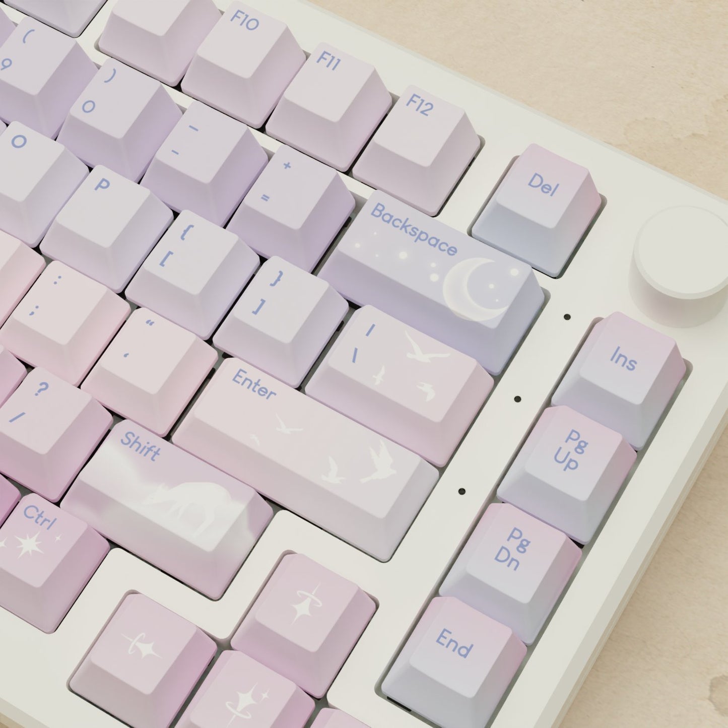 Alpha 82 - 75% Aesthetic Sky Mechanical Keyboard - Goblintechkeys