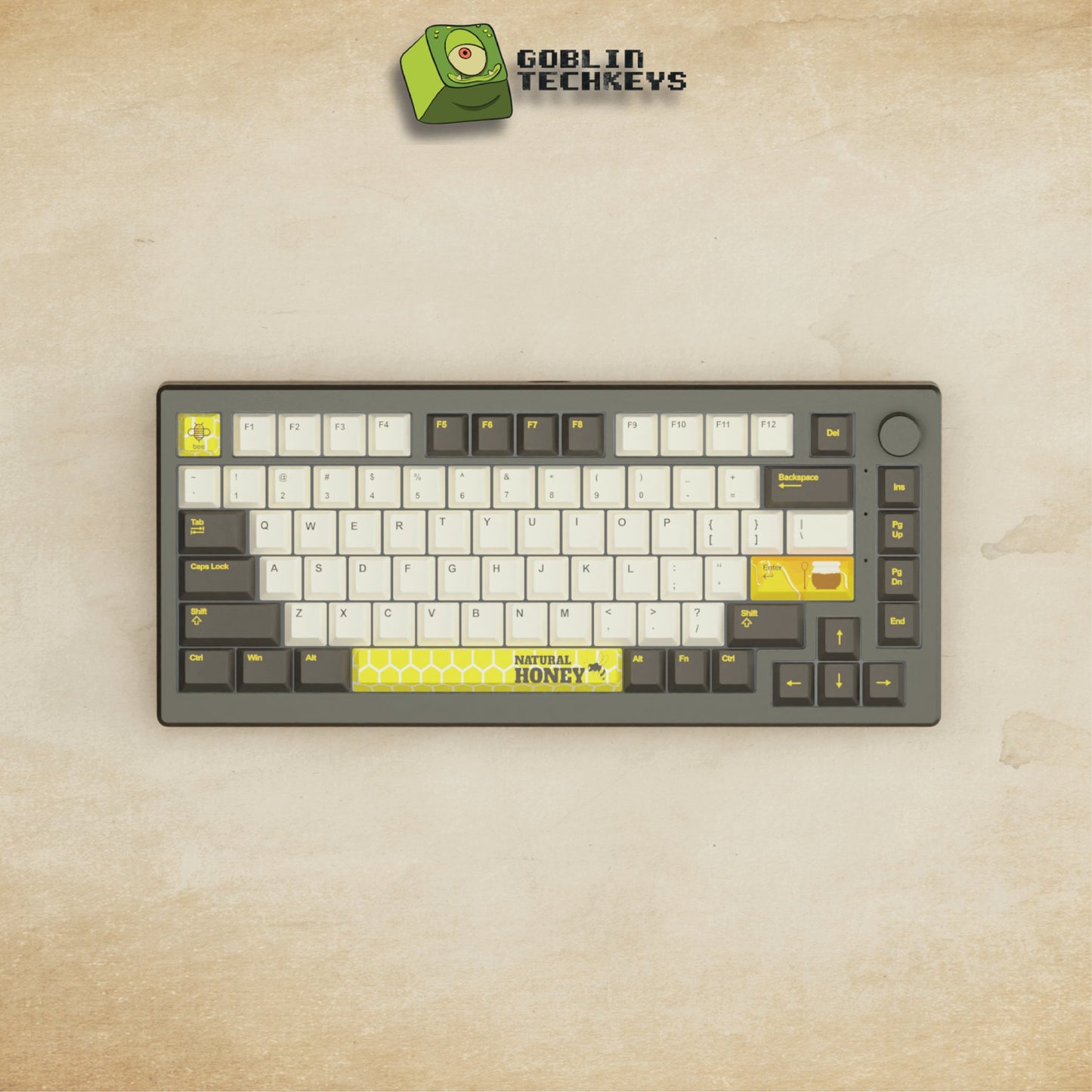 Alpha 82 - 75% Bee Mechanical Keyboard - Goblintechkeys