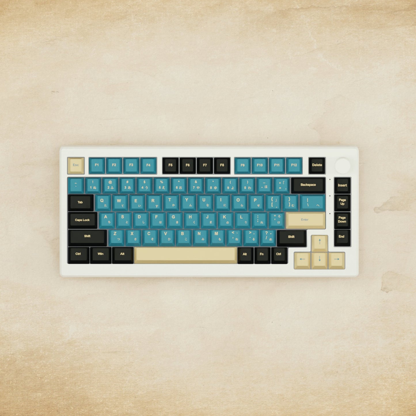Alpha 82 - 75% Blue Samurai Mechanical Keyboard - Goblintechkeys